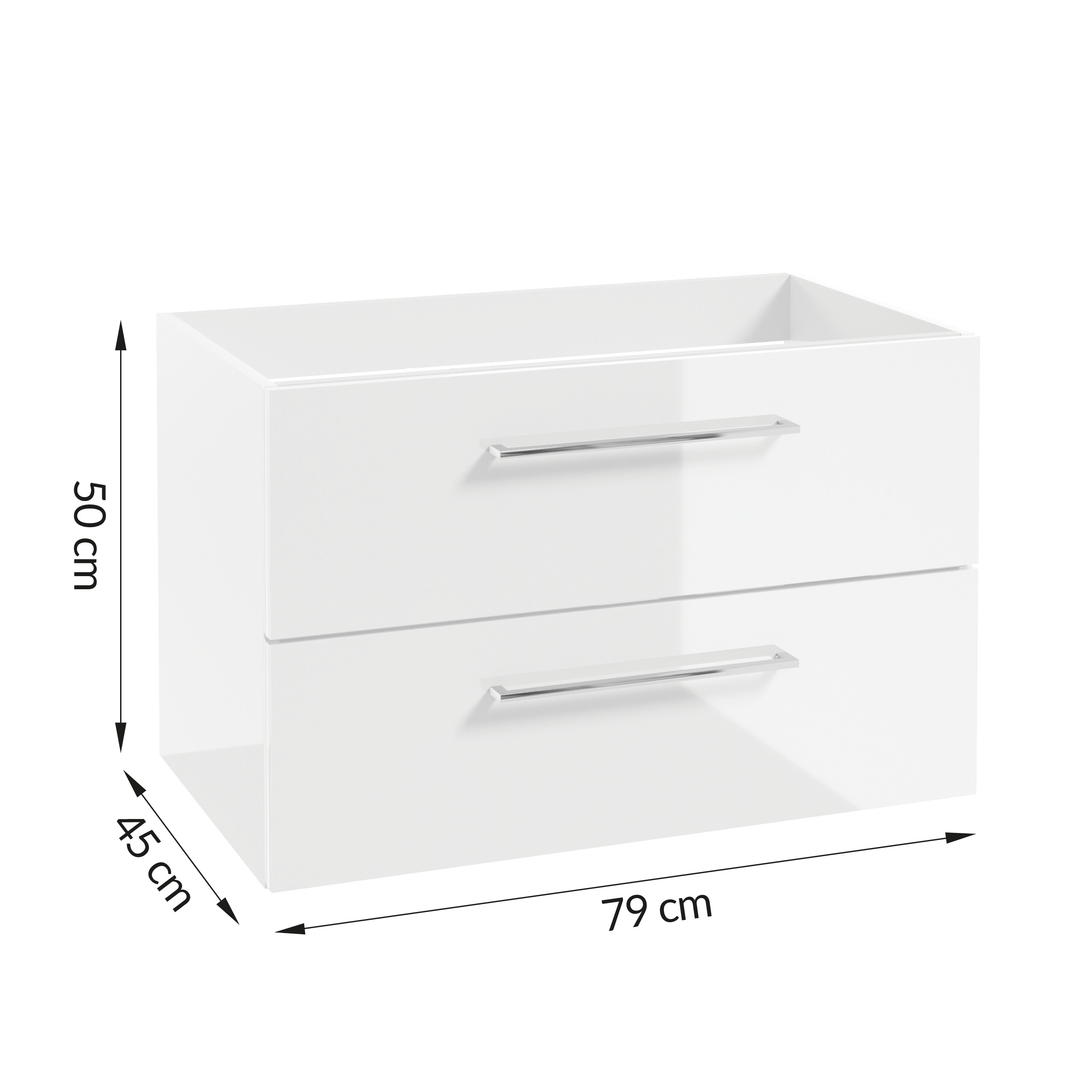 Szafka pod umywalkę Intenso 80 Sensea - 3