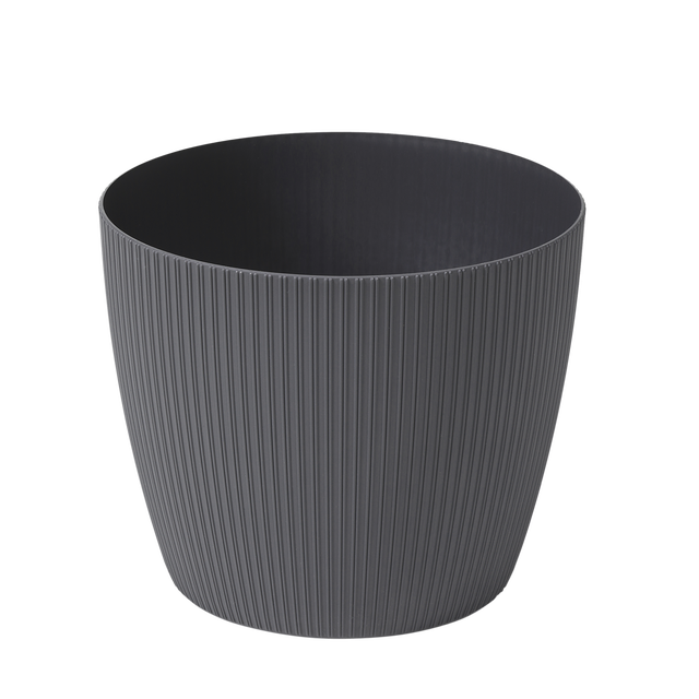 Osłonka doniczki Magnolia 30.5 cm antracyt Lamela