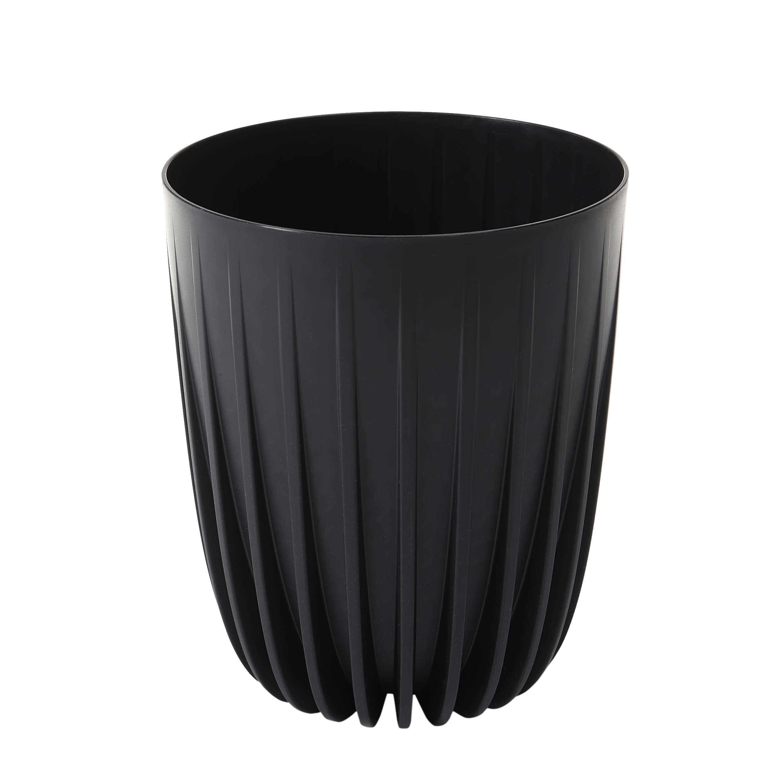 Doniczka plastikowa Mira śr.19 cm czarna Lamela