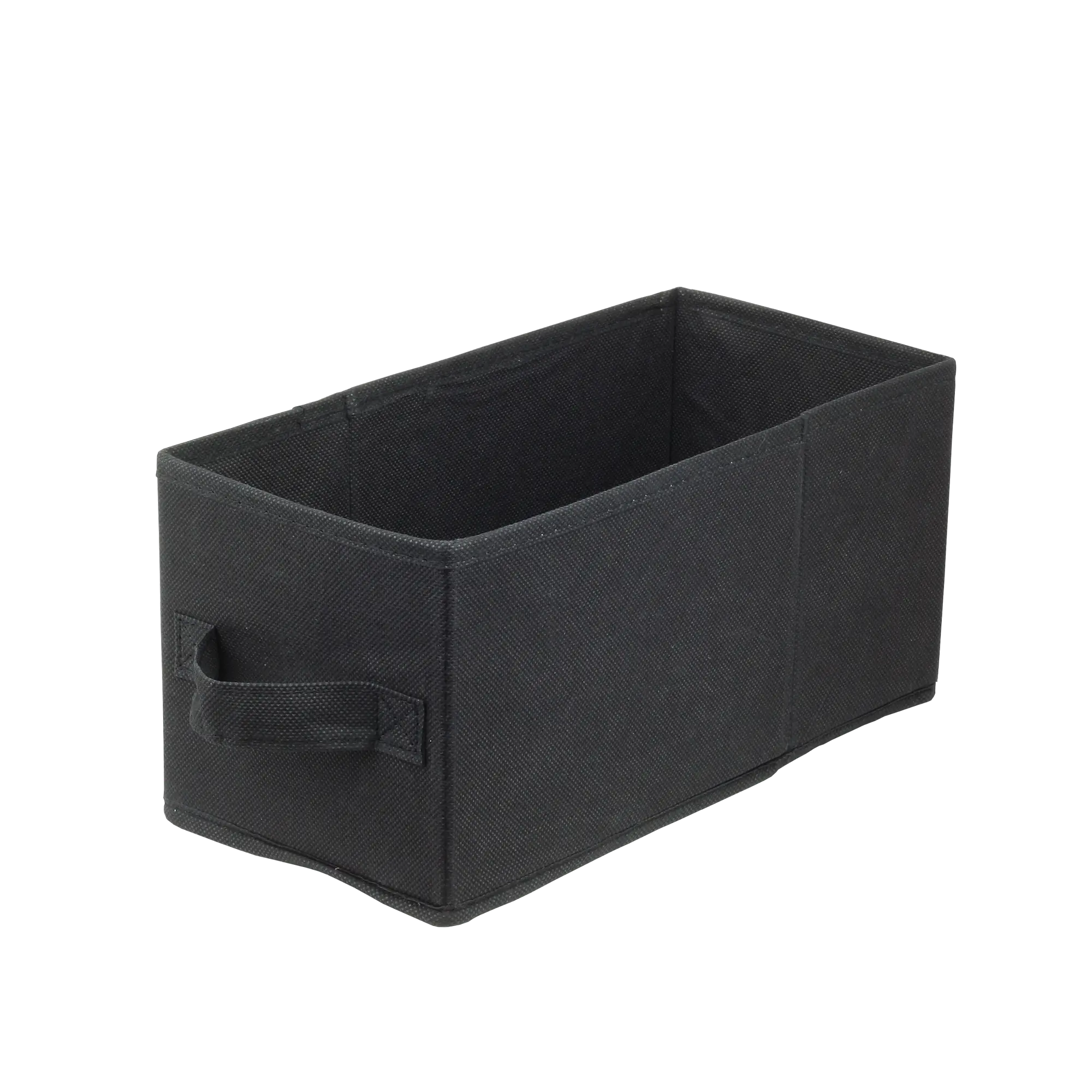 Pudełko tekstylne Kub 15 x 31 x 15 cm czarne