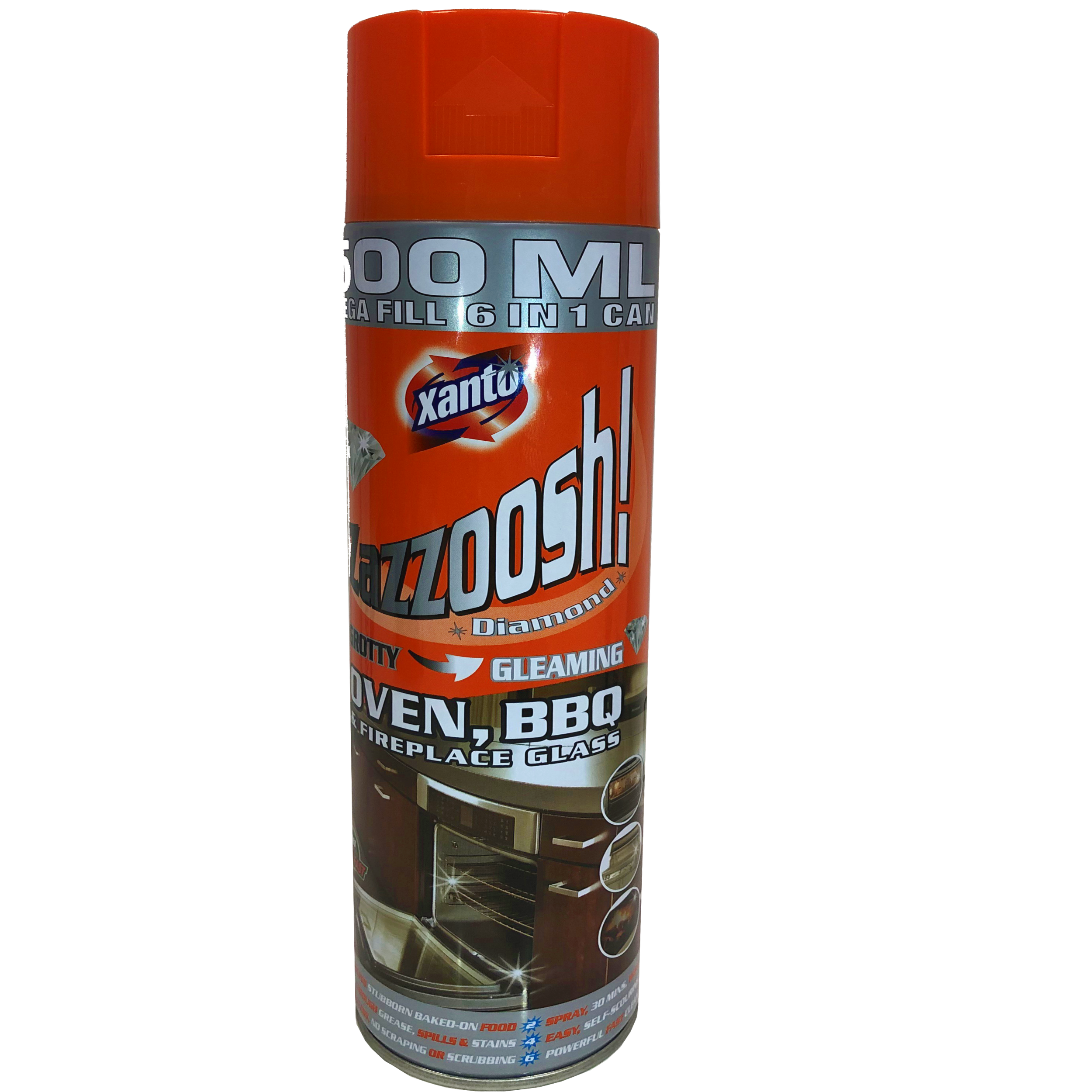 Pianka do czyszczenia szyb kominkowych 500 ml Xanto Nordflam