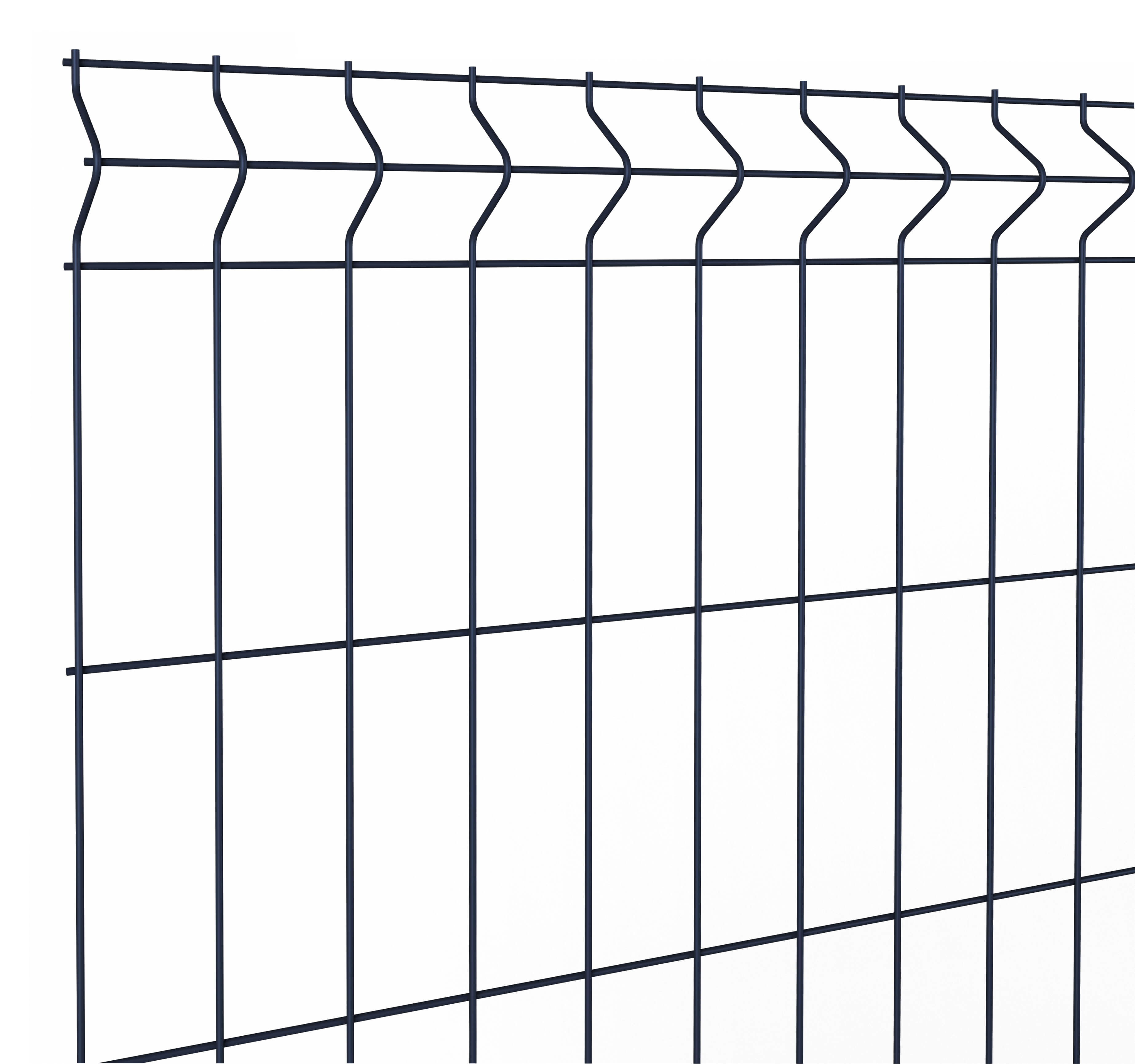 Panel ogrodzeniowy Vera 3D 153x250 cm antracytowy Wiśniowski - 7