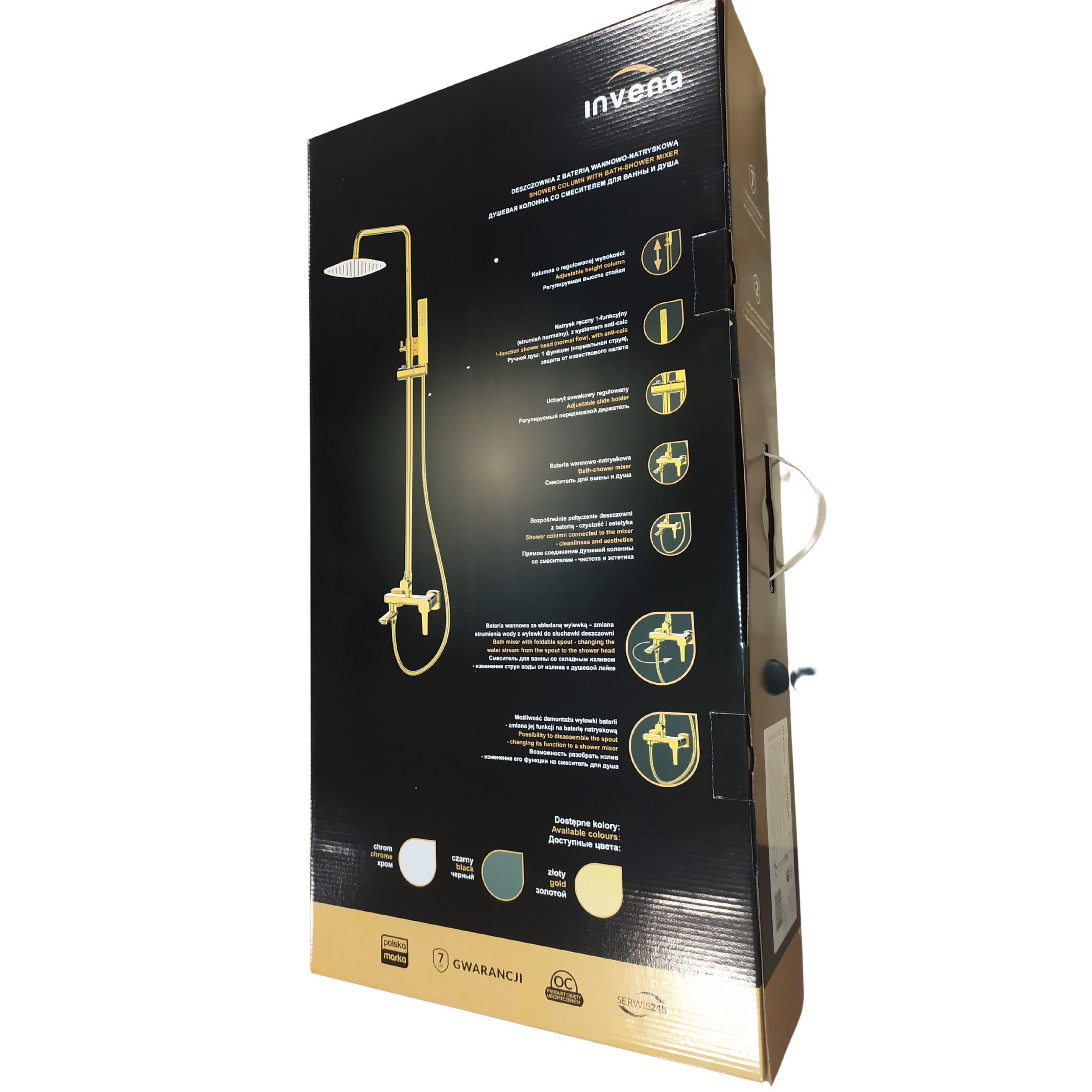 Kolumna prysznicowa z baterią Magic Invena - 3