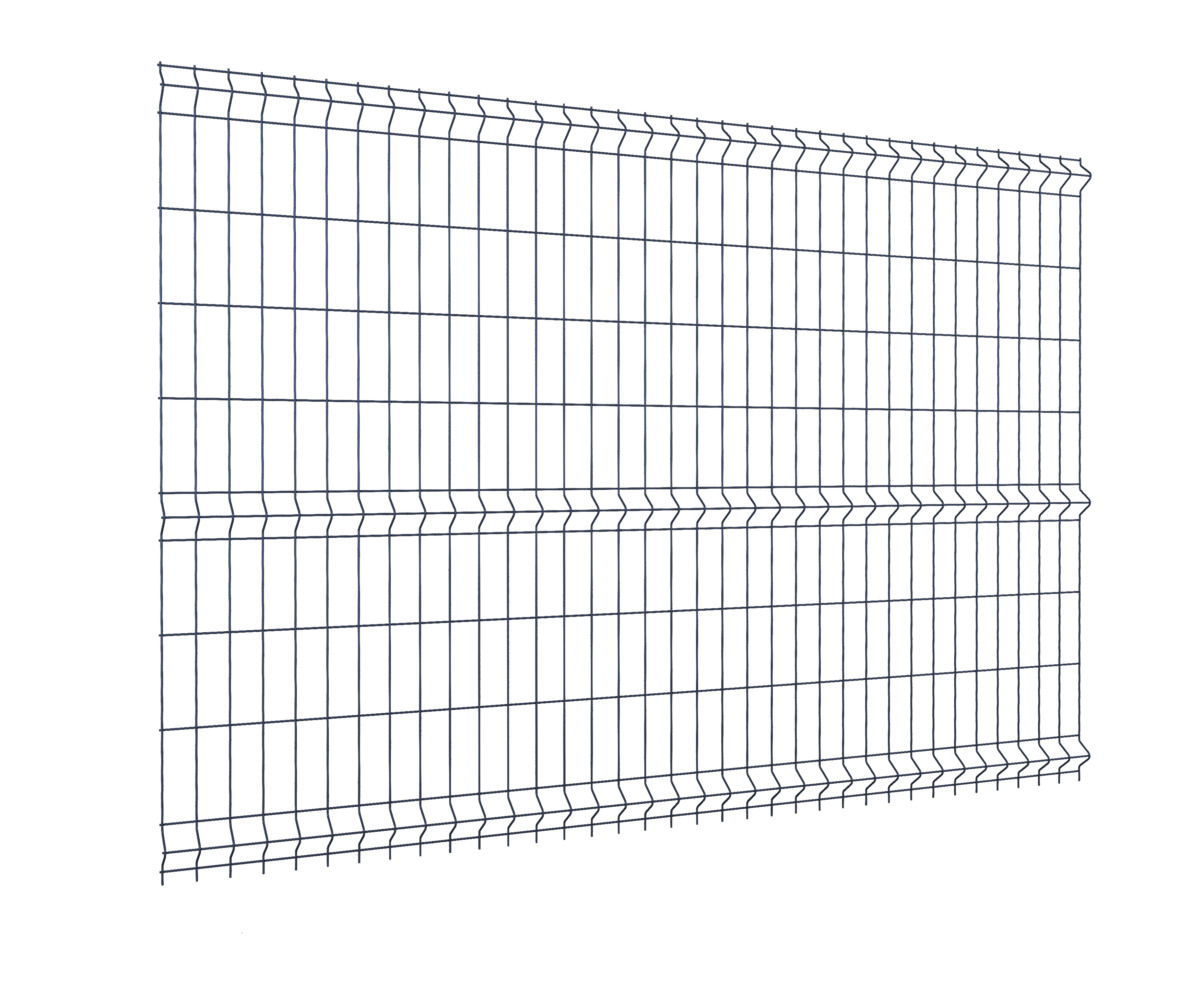 Panel ogrodzeniowy Vera 3D 173x250 cm antracytowy Wiśniowski - 3