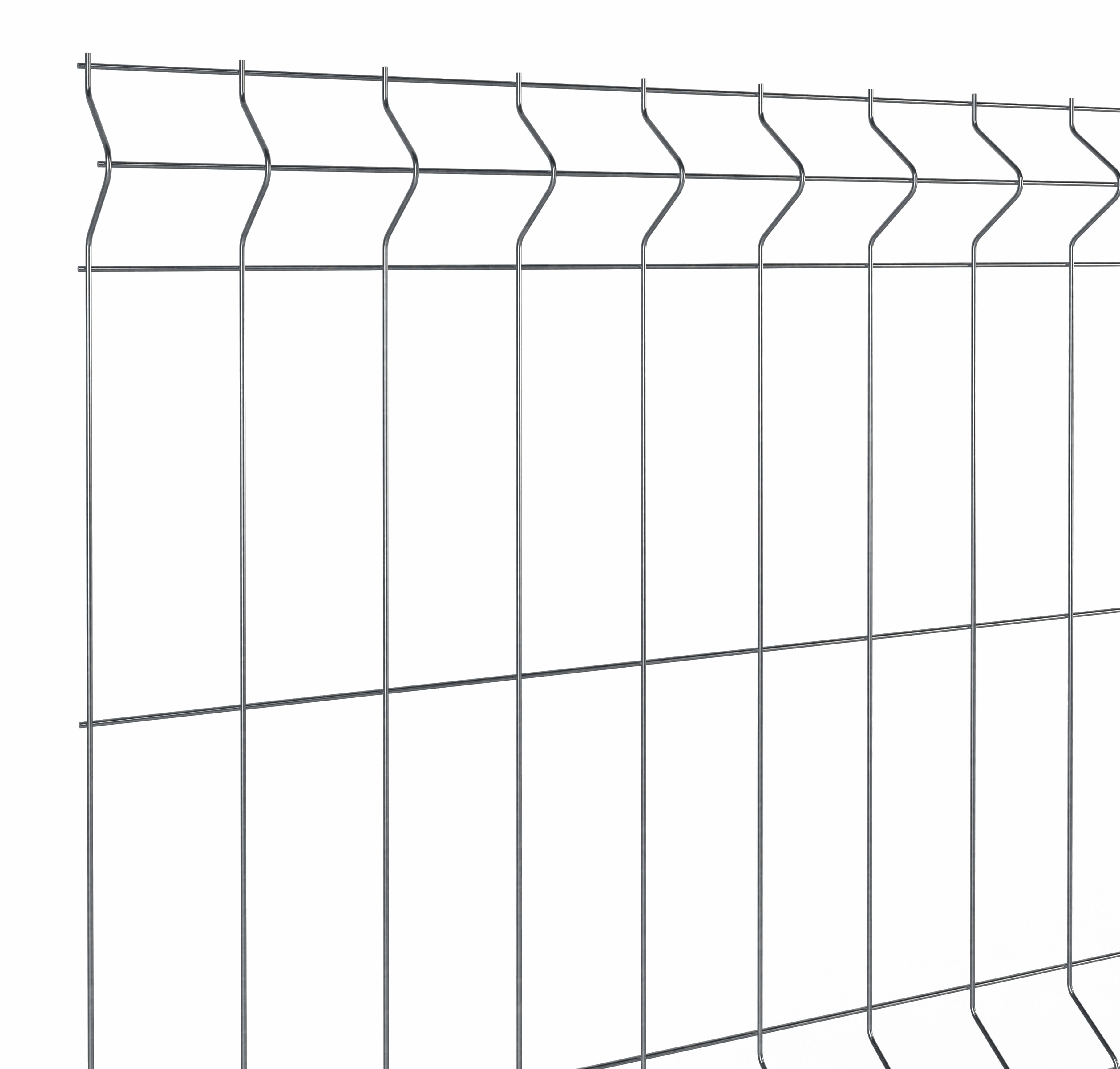 Panel ogrodzeniowy Vera 3D 123x250 cm ocynk Wiśniowski - 7