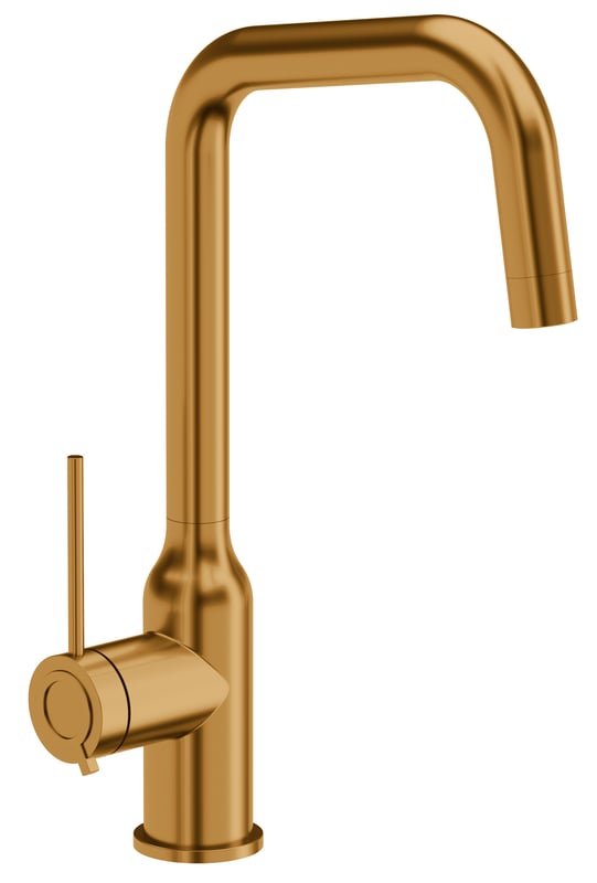 Bateria kuchenna Natalie Miedź wylewka U 34 cm Quadron