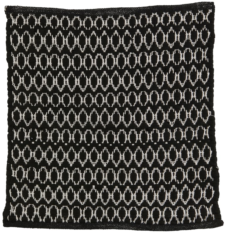 Dywanik łazienkowy Boho czarny 60 x 60 Coram