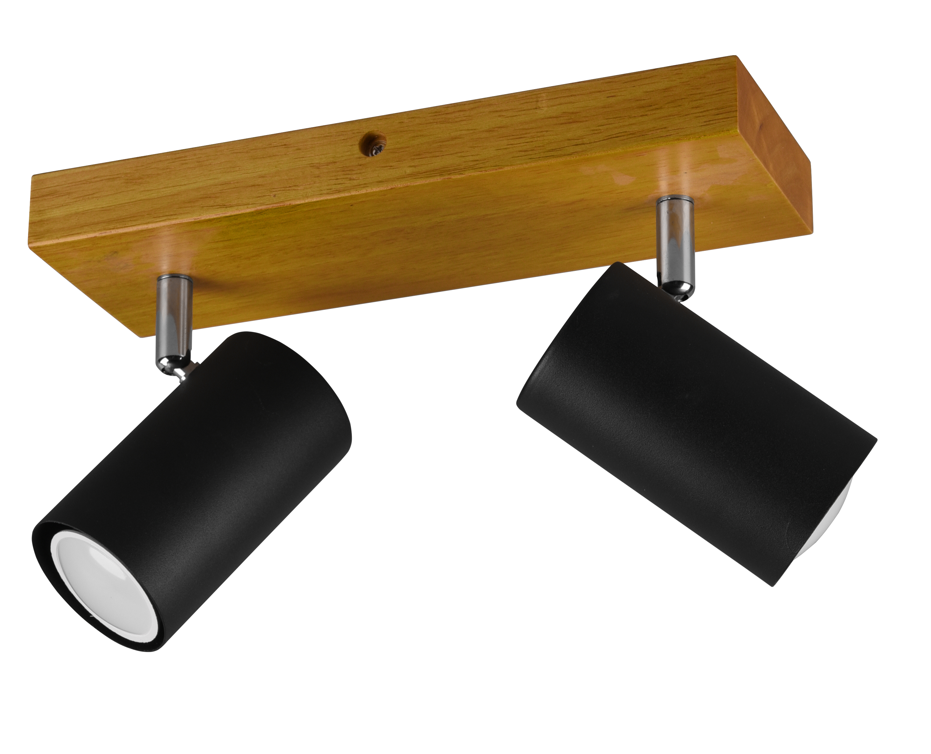 Listwa reflektorowa Marley czarna z drewnem GU10 Trio