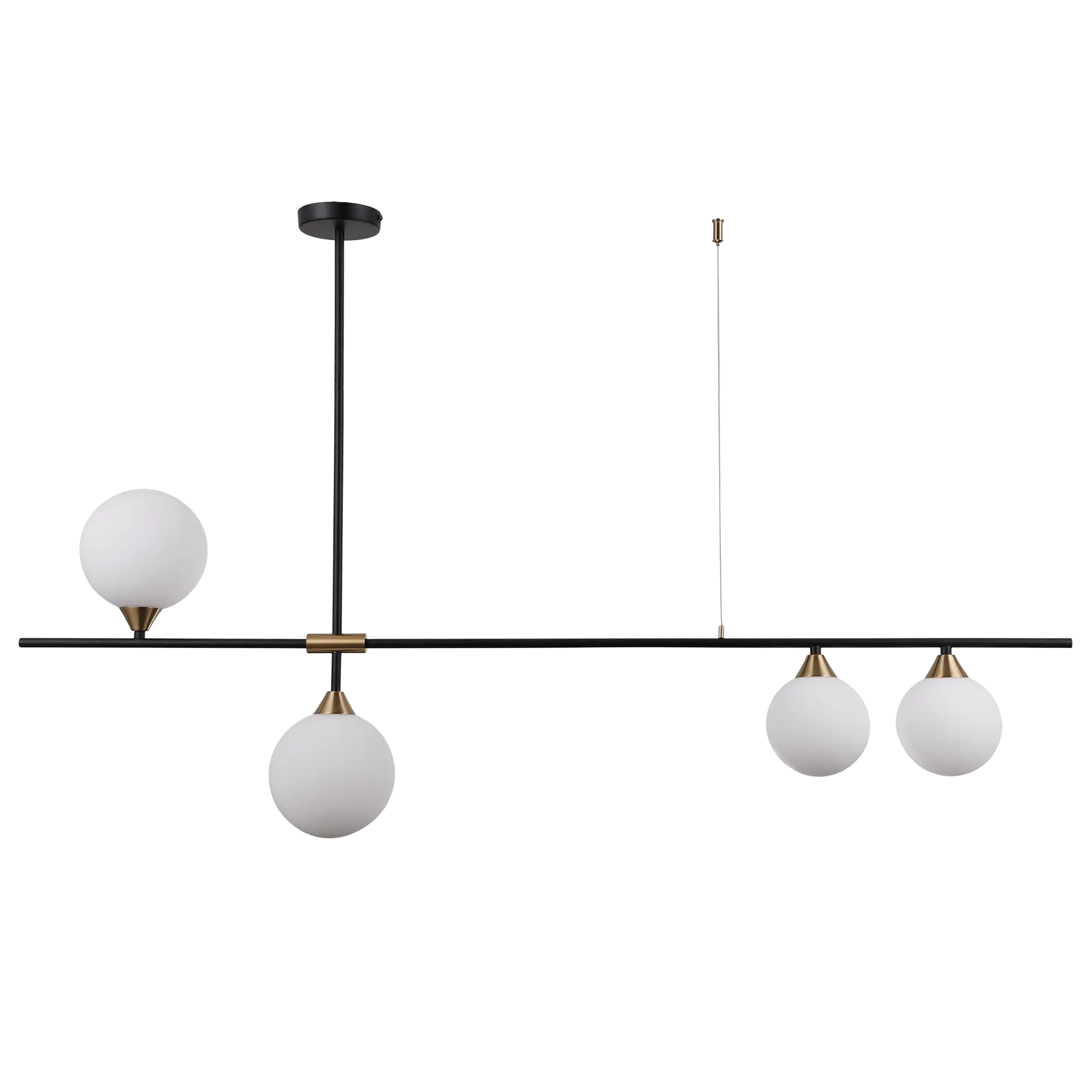 Lampa wisząca Belmonte czarna 4 x G9 Italux