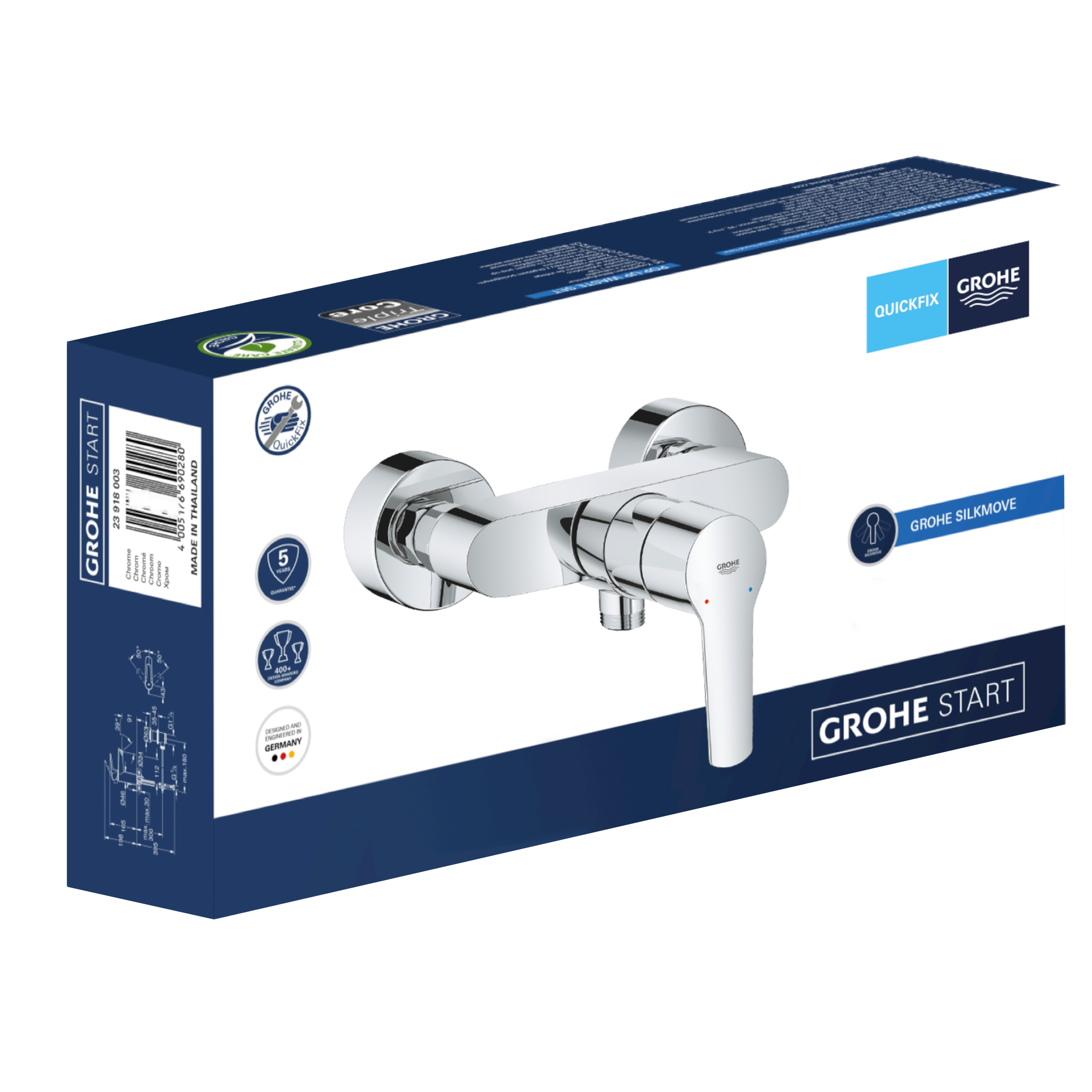 Bateria prysznicowa chrom Start 2021 Grohe - 13