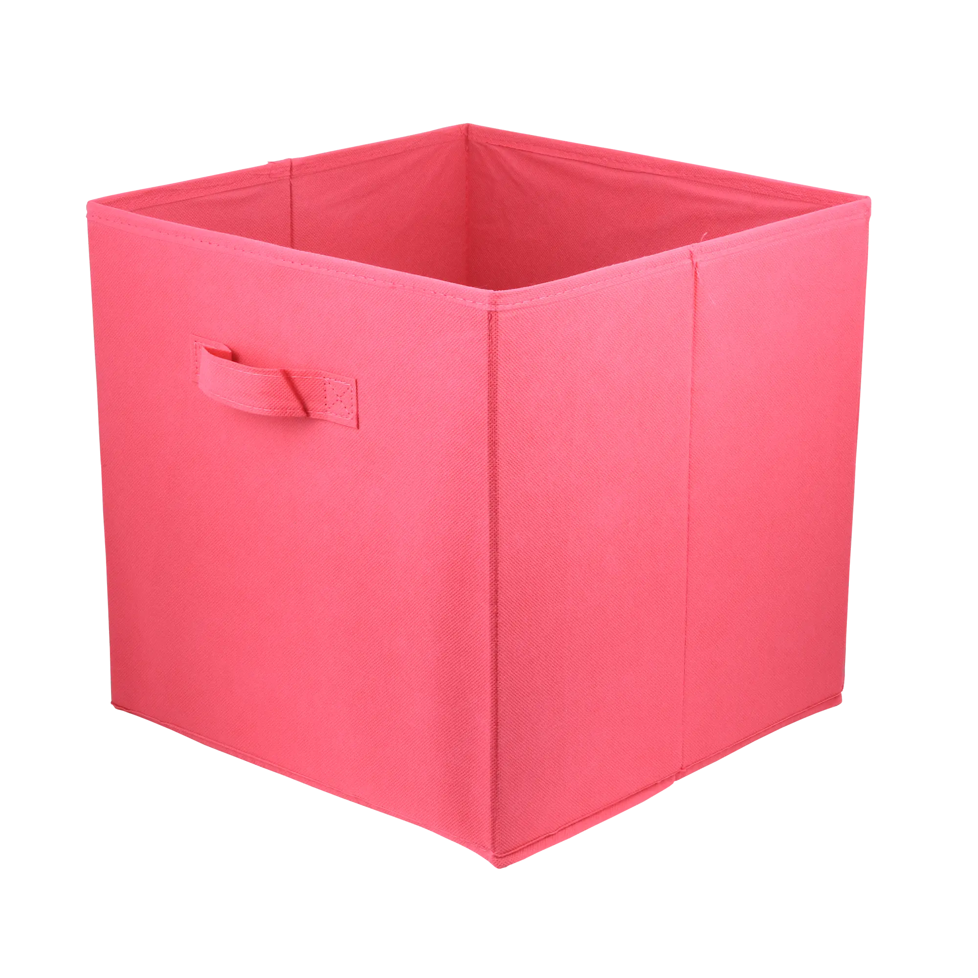 Pudełko tekstylne Kub 31 x 31 x 31 cm ciemnoróżowe