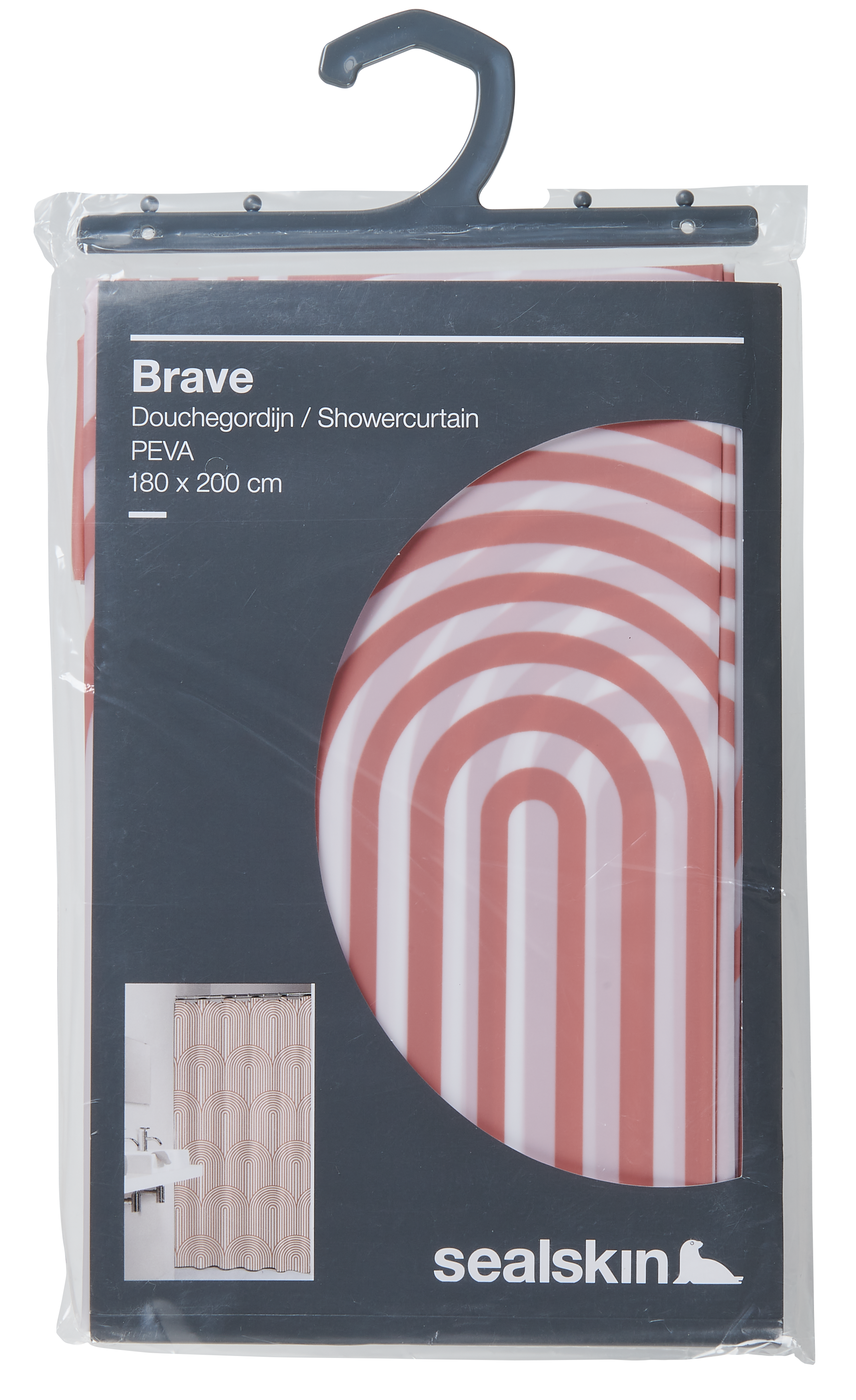 Zasłonka prysznicowa Brave 180 X 200 cm Sealskin - 8