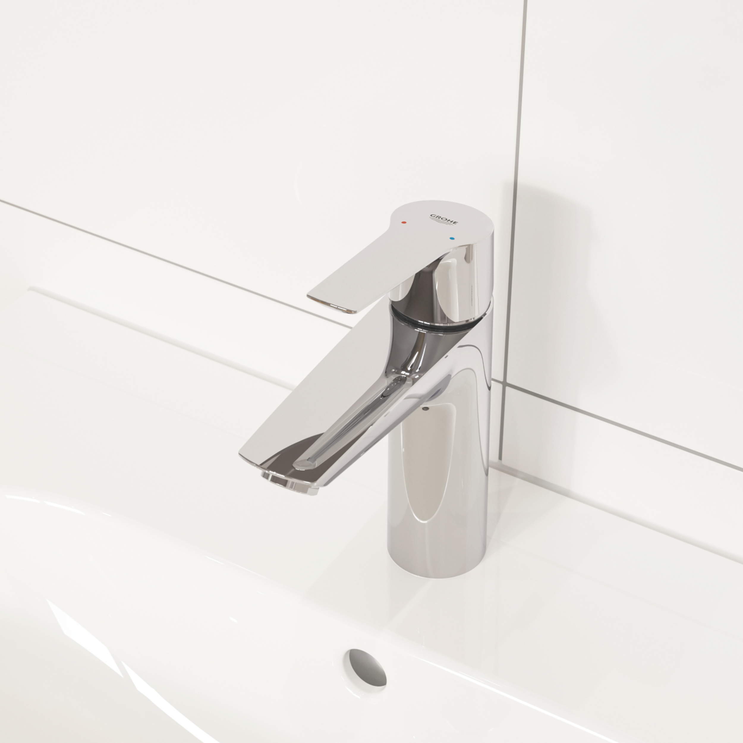 Bateria umywalkowa chrom Start 2021 M QuickFix Grohe - 2