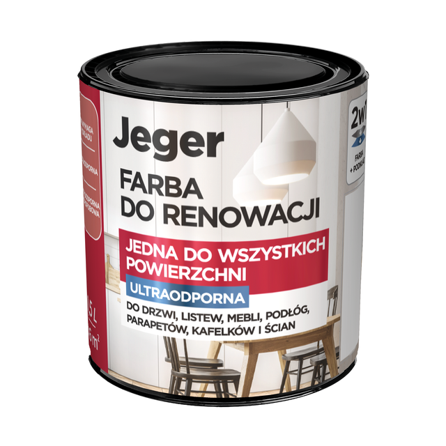 Farba do renowacji 0.5 l Biały JEGER