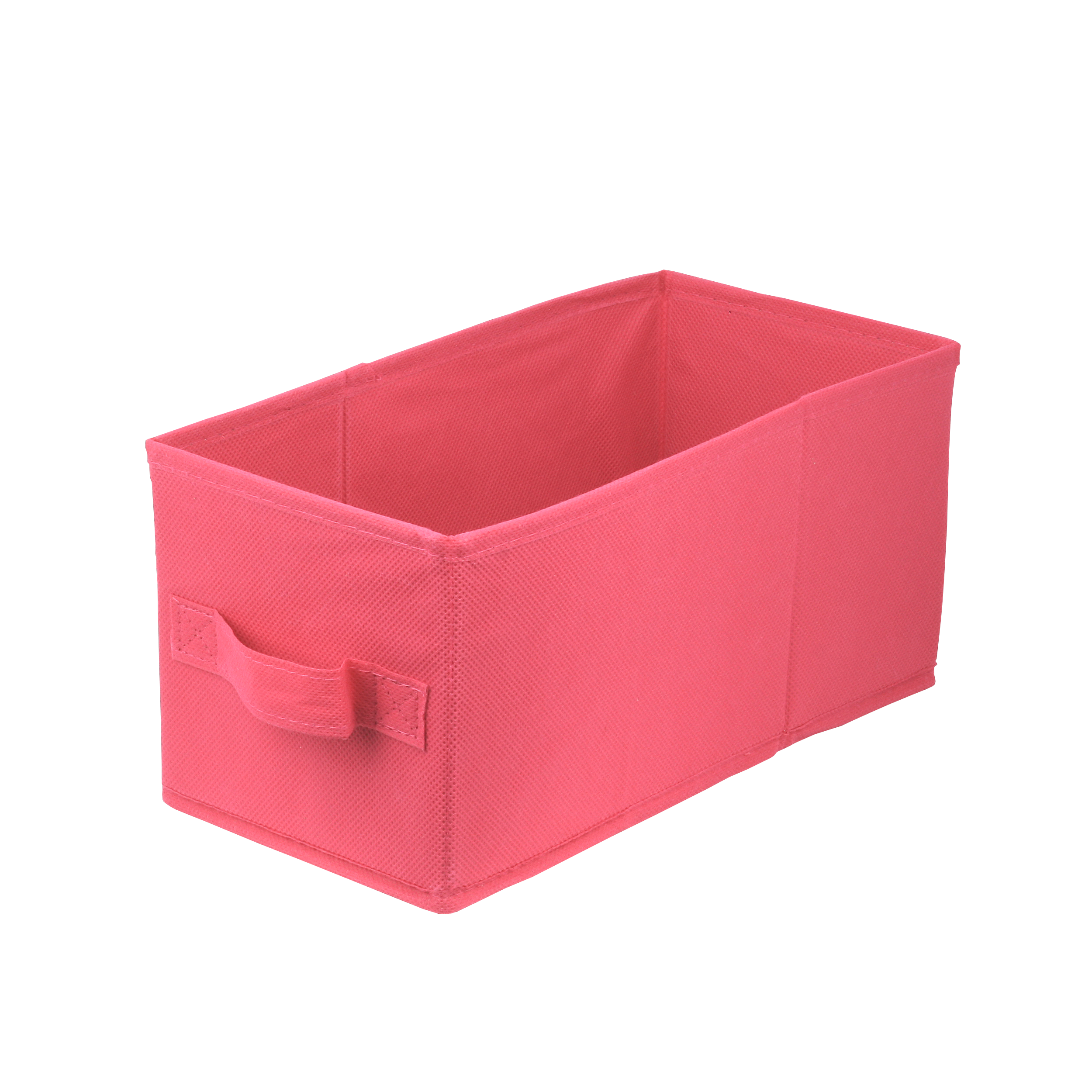 Pudełko tekstylne Kub 15 x 31 x 15 cm ciemnoróżowe