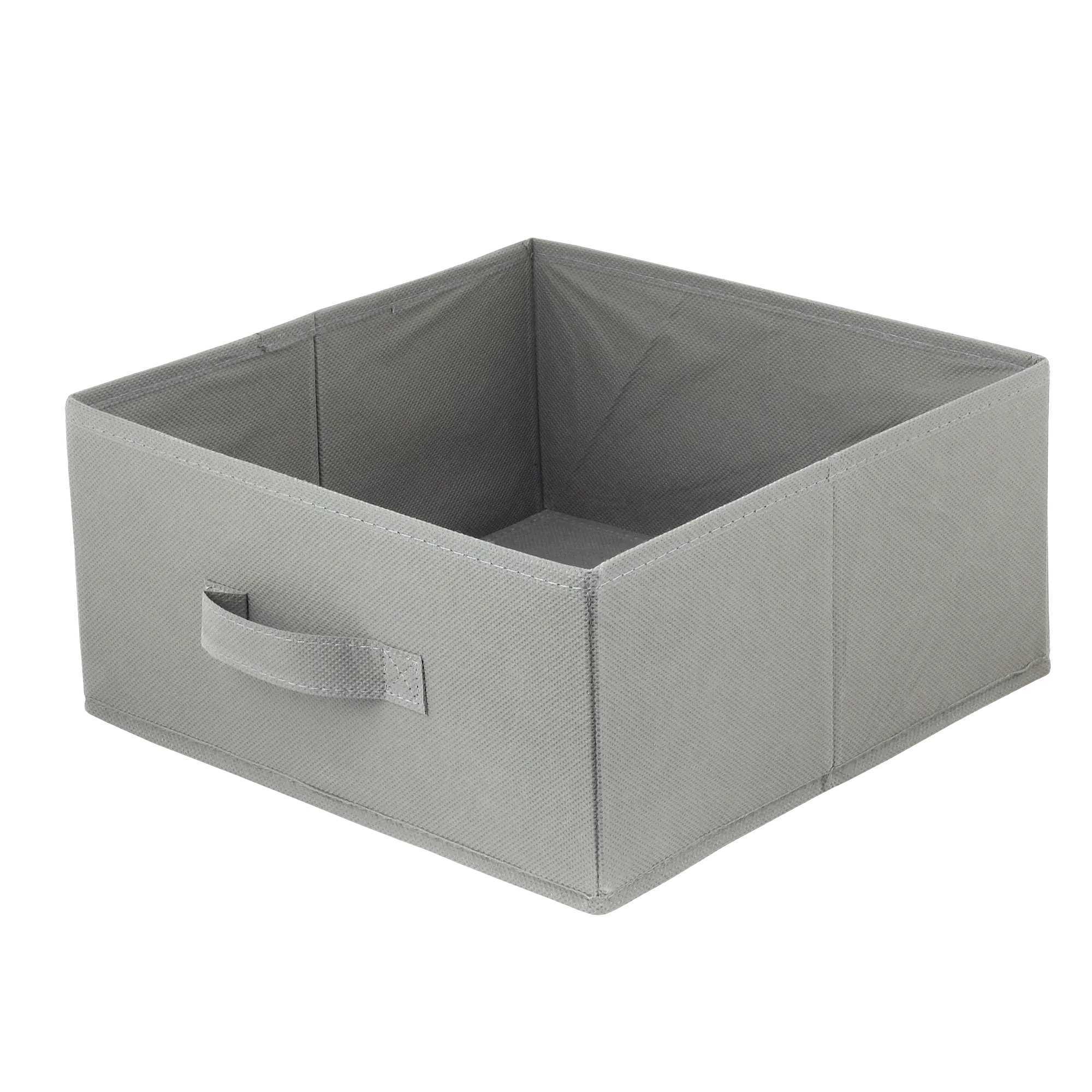 Pudełko tekstylne Kub 31 x 31 x 15 cm ciemnoszare