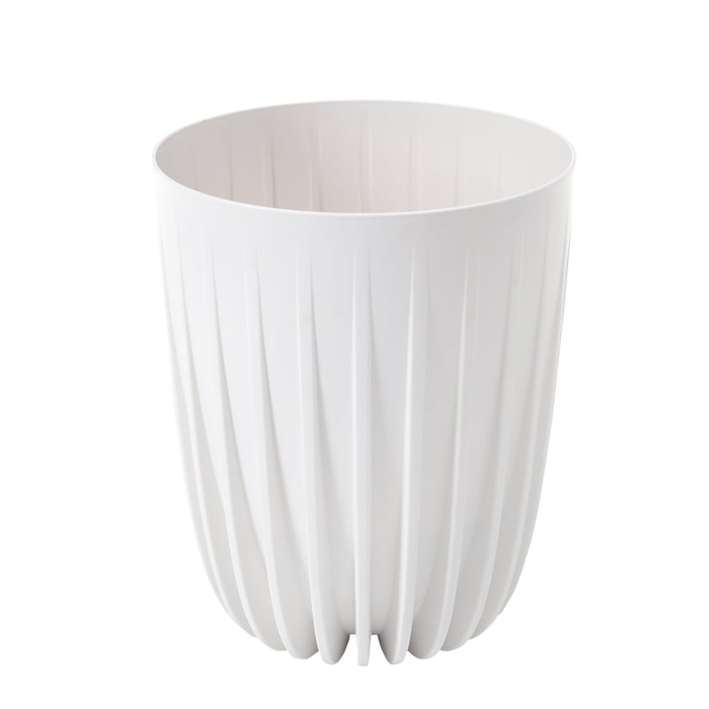 Doniczka plastikowa Mira śr.30 cm biała Lamela