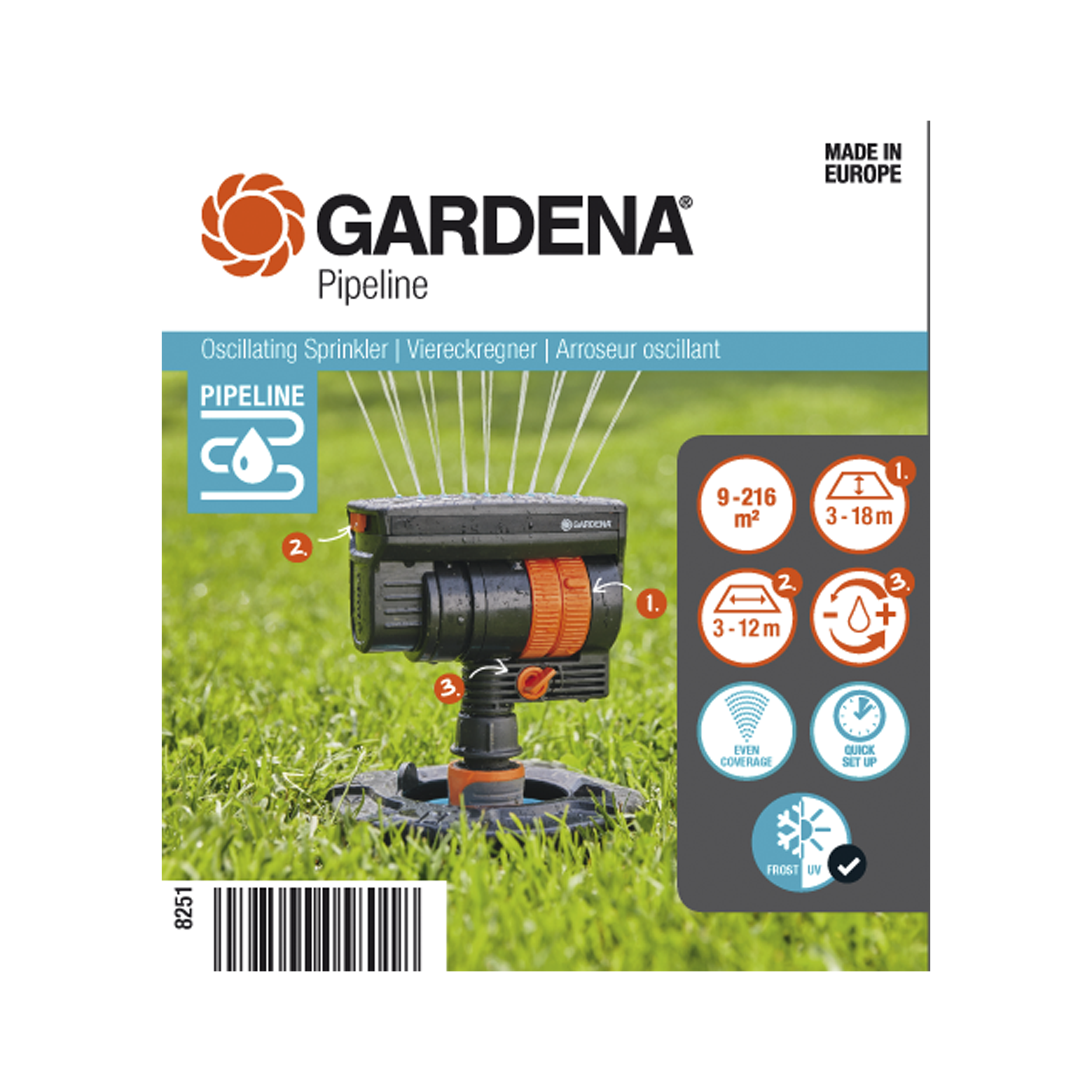 Zraszacz ogrodowy wahadłowy Gardena 8251-20 - 2