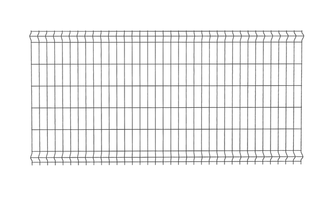 Panel ogrodzeniowy Vera 3D 123x250 cm czarny Wiśniowski