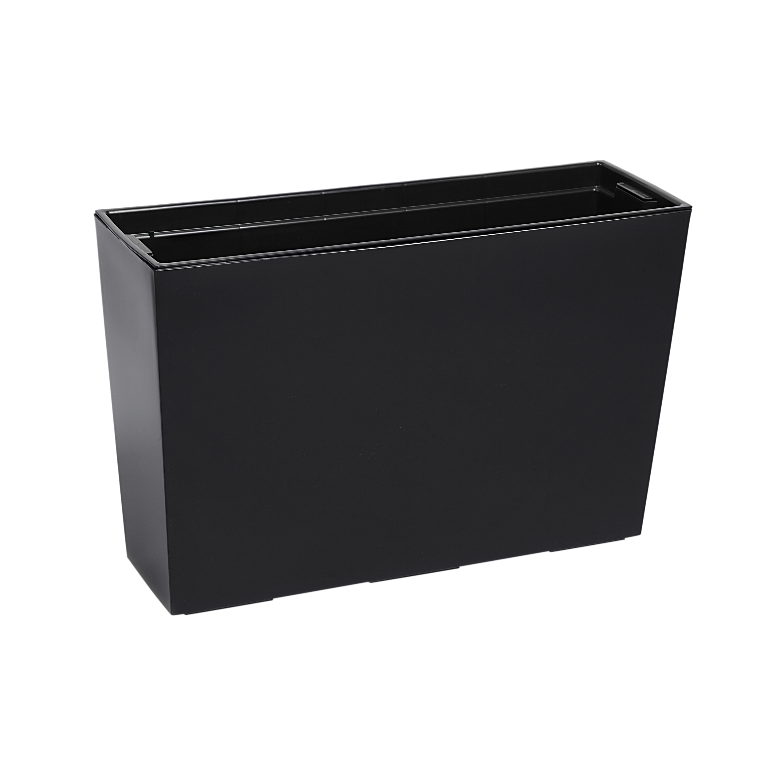 Donica-kwietnik Werbena 56x19x36.5 cm czarna Lamela