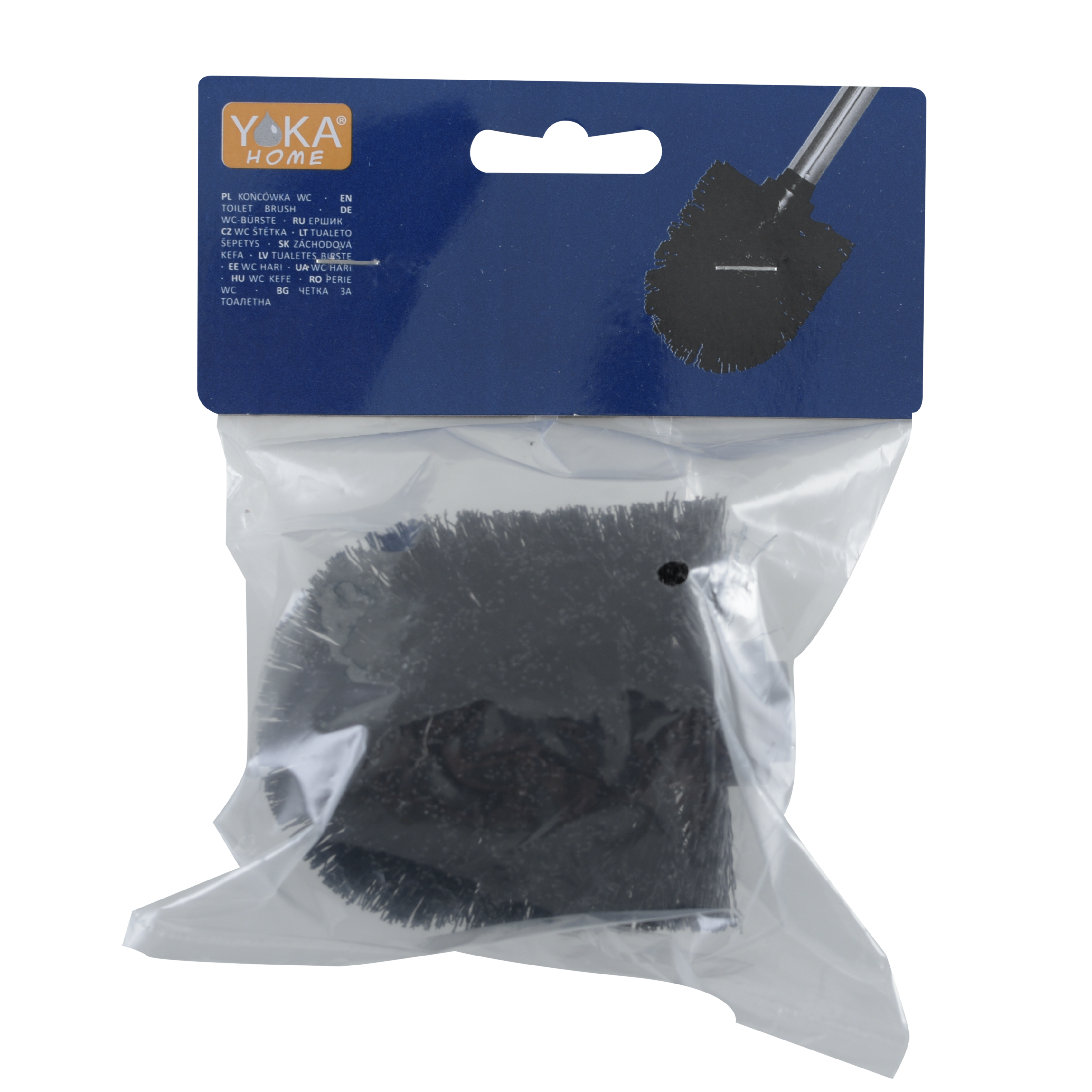 Główka wymienna szczotki toaletowej czarna Center Plus - 5