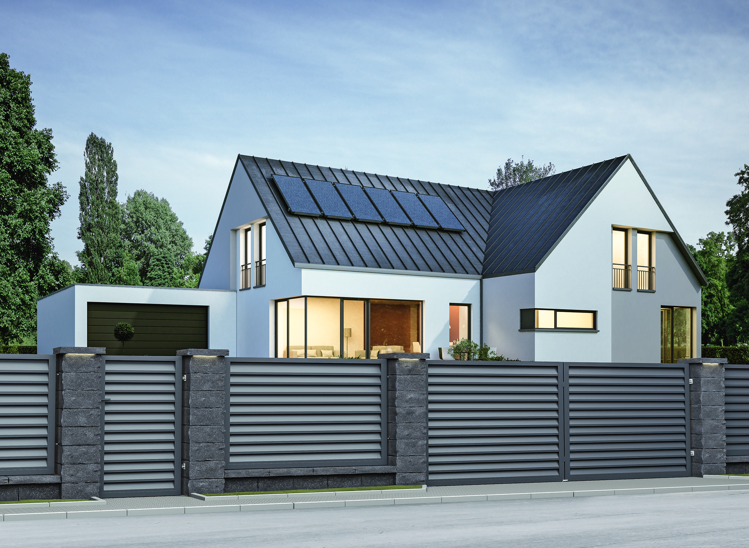 Przęsło ogrodzeniowe Kreta 2x0.9 m Polbram - 4