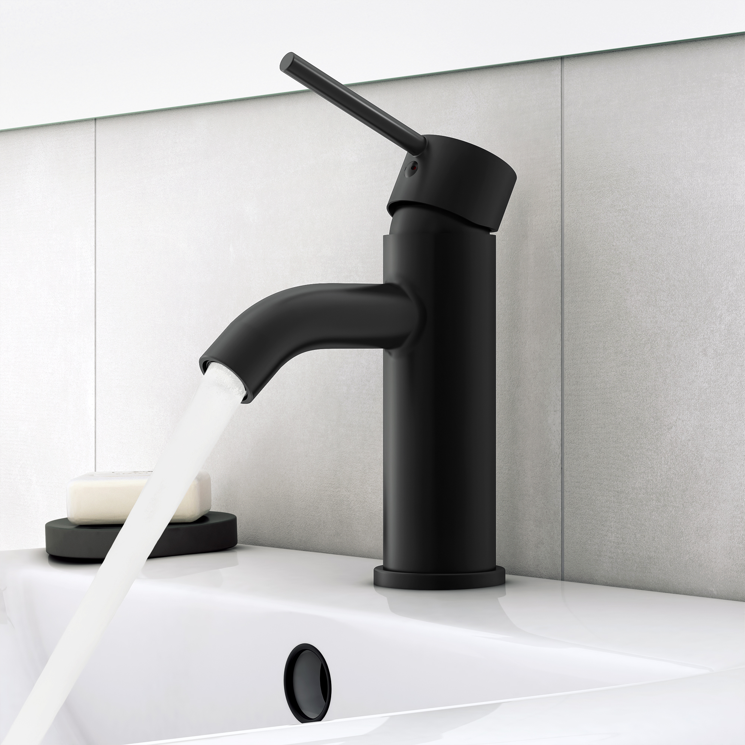 Grifo lavabo sensea mia negro