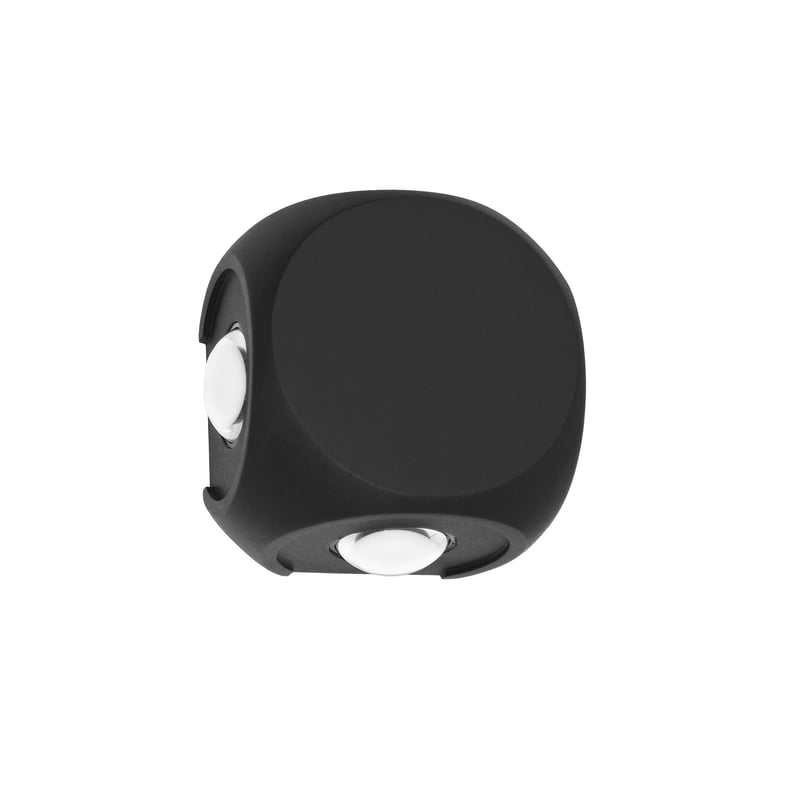 Kinkiet zewnętrzny Porso 3TK IP54 Sand czarny Italux