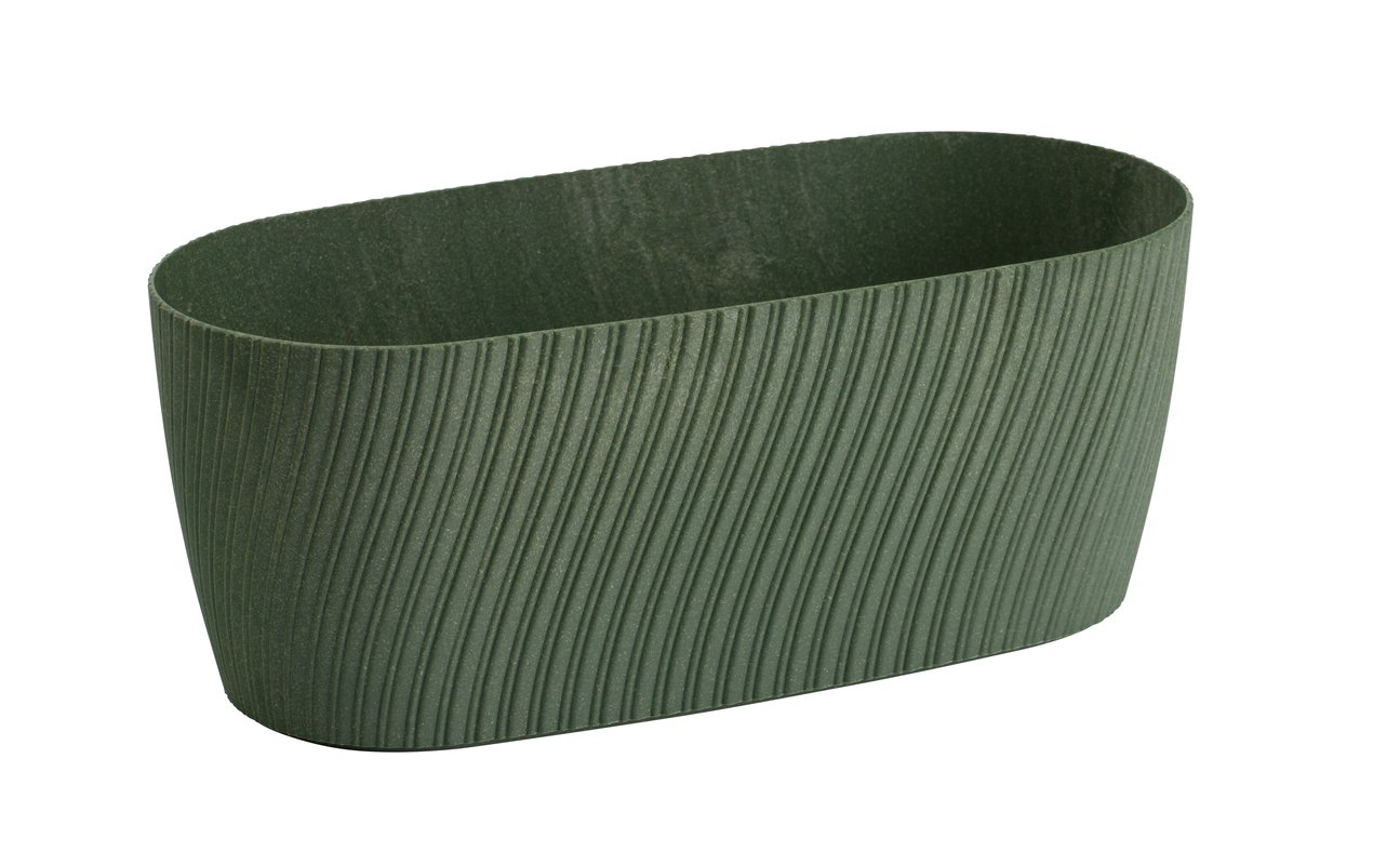 Doniczka skrzynka balkonowa Mika Eco 27x12.5 cm zielona Form-Plastic