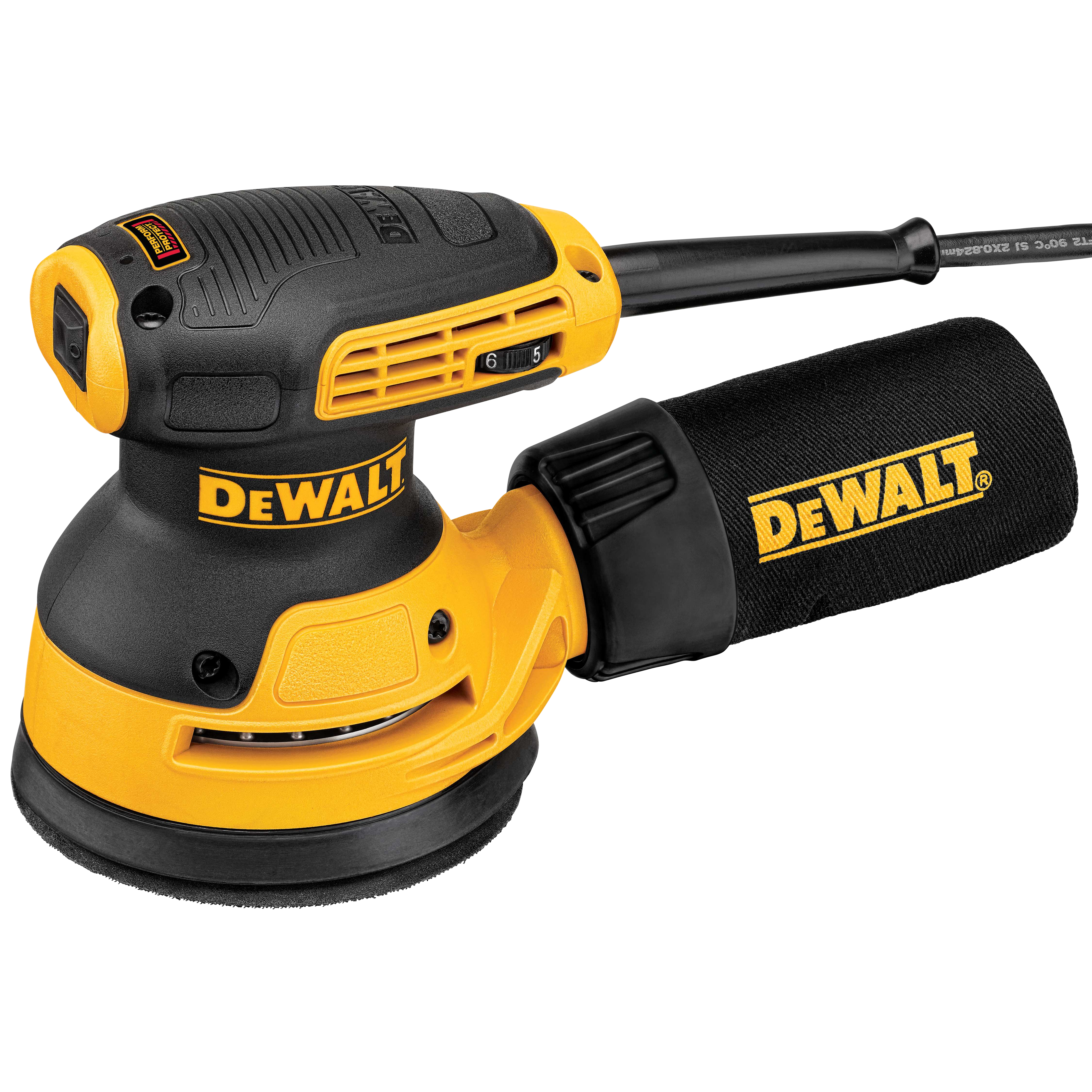 Lijadora rotorbital DEWALT e6423  280w 125mm - 3