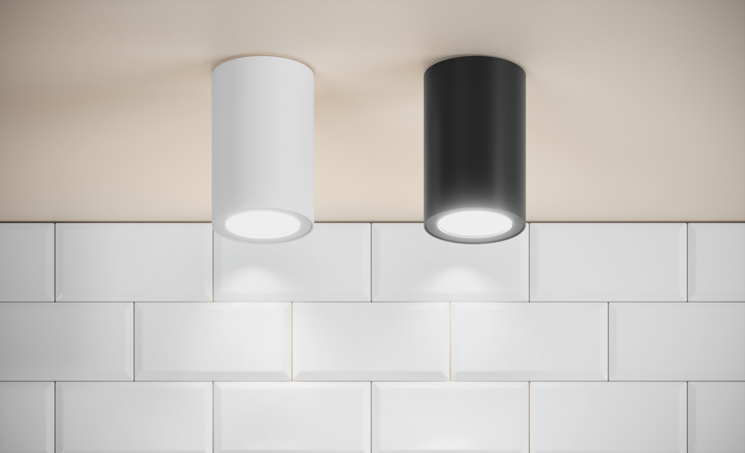 Oprawa stropowa natynkowa FARO IP65 czarna okrągła GU10 LIGHT PRESTIGE - 2