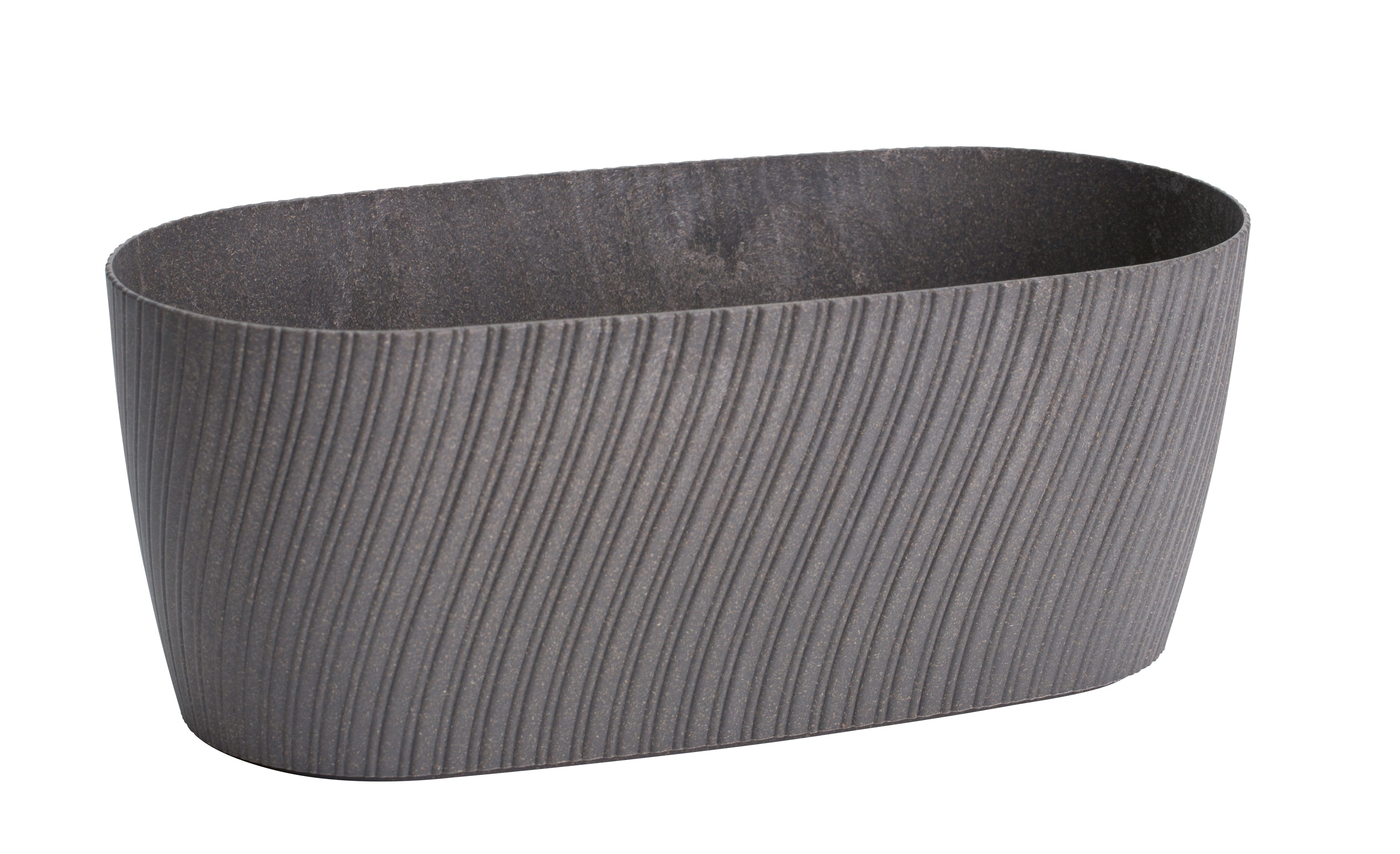 Doniczka skrzynka balkonowa Mika Eco 27x12.5 cm antracyt FormPlastic