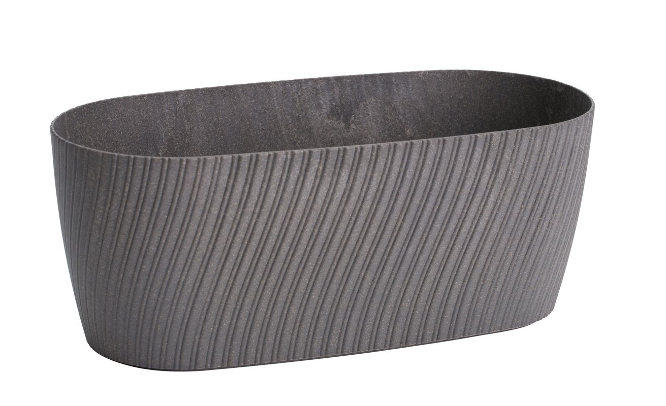 Doniczka skrzynka balkonowa Mika Eco 27x12.5 cm antracyt Form-Plastic