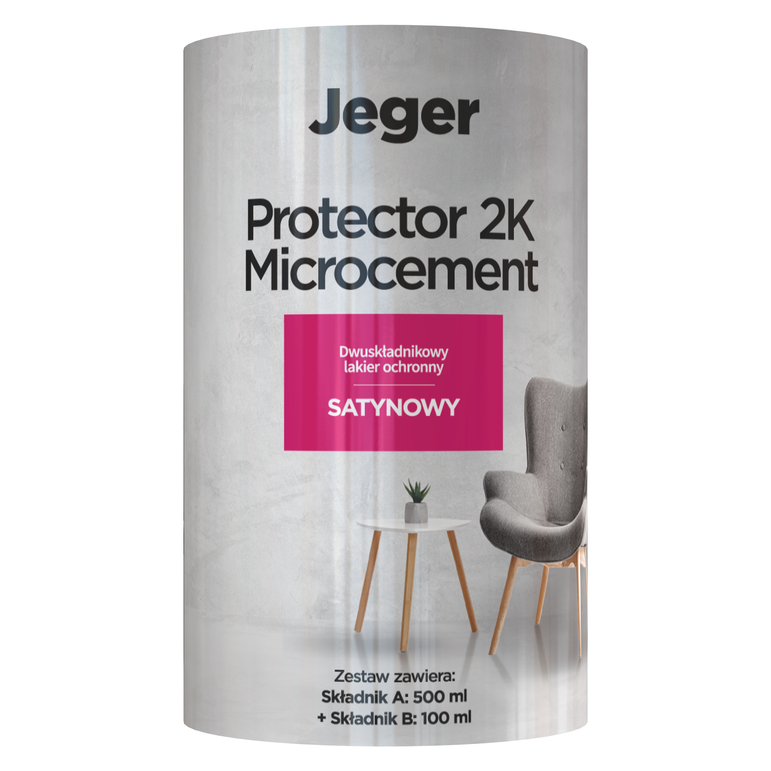 Podkład dekoracyjny 0.6 l Bezbarwny Jeger - 2