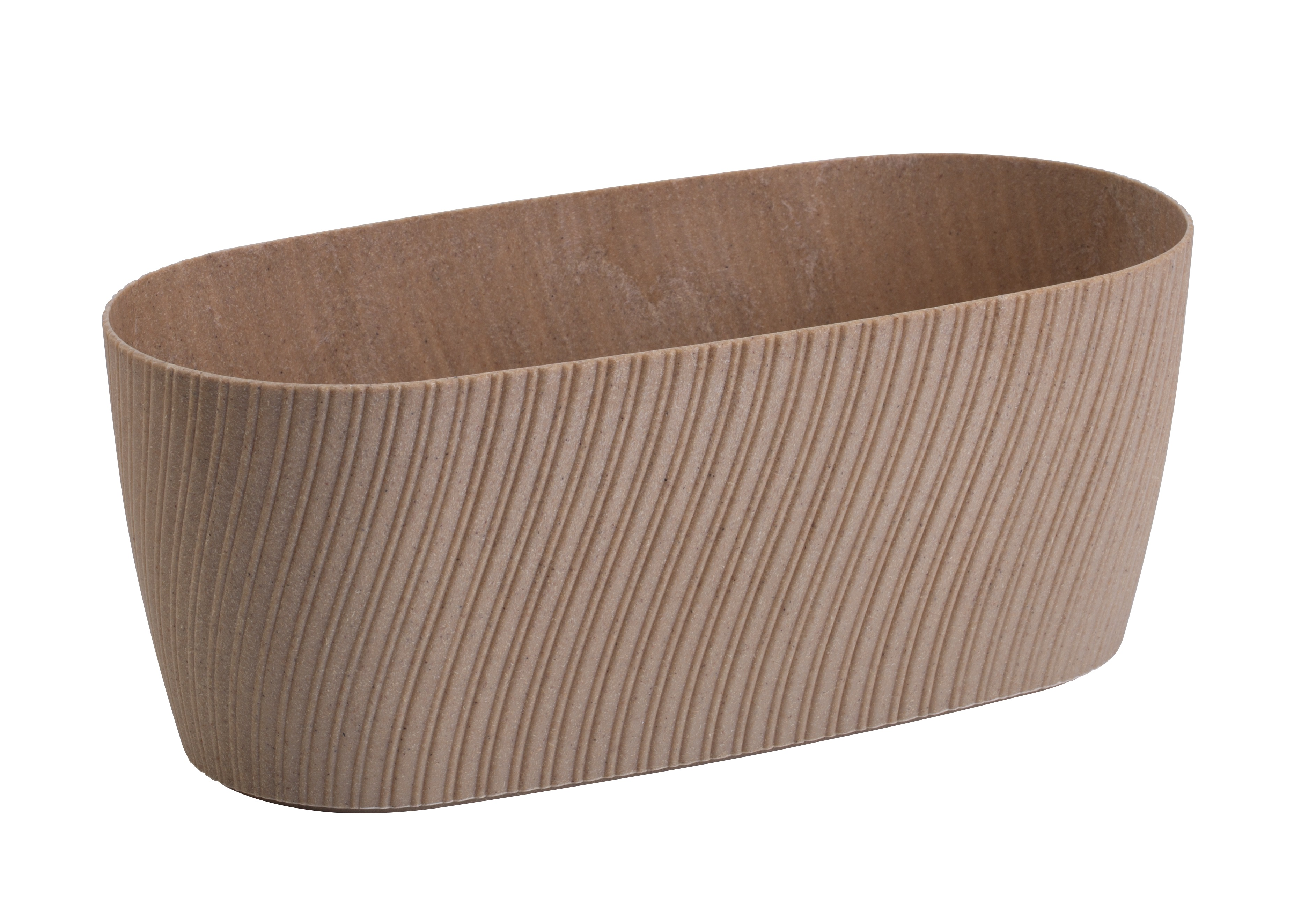 Doniczka skrzynka balkonowa Mika Eco 27x12.5 cm brązowa Form-Plastic