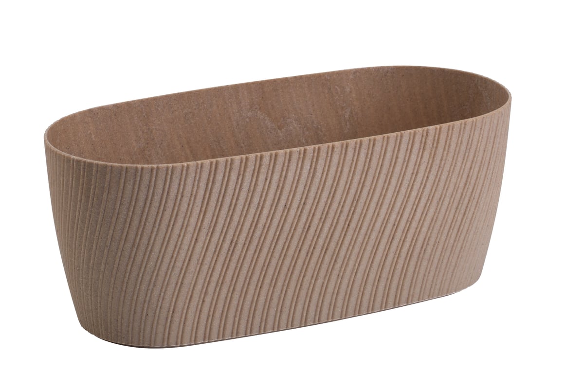 Doniczka skrzynka balkonowa Mika Eco 27x12.5 cm brązowa Form-Plastic