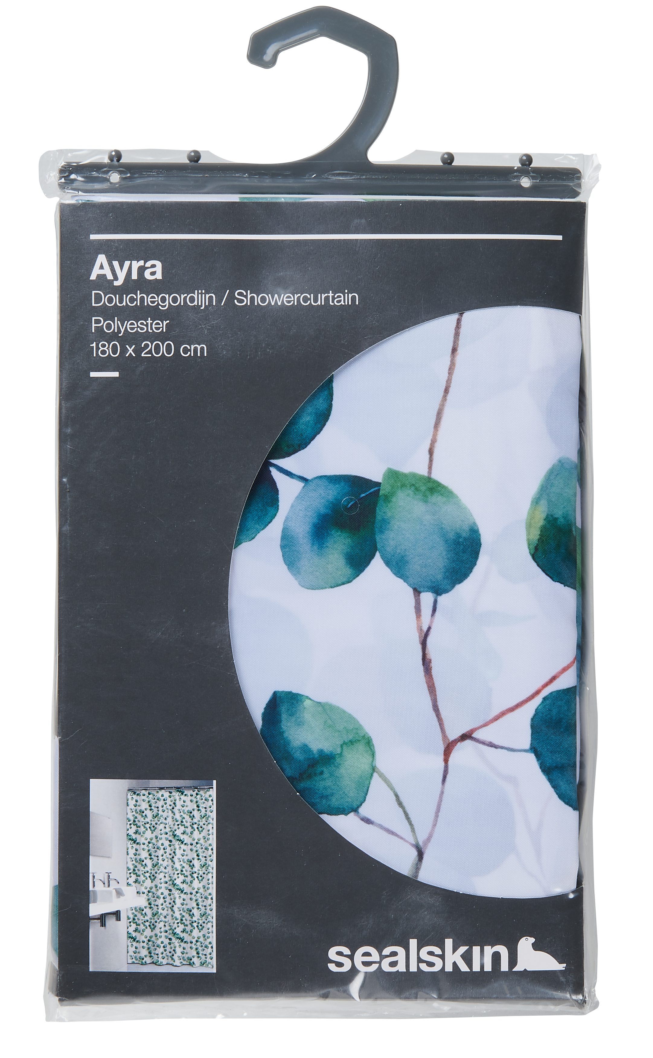 Zasłonka prysznicowa Ayra 180 X 200 cm Sealskin - 6