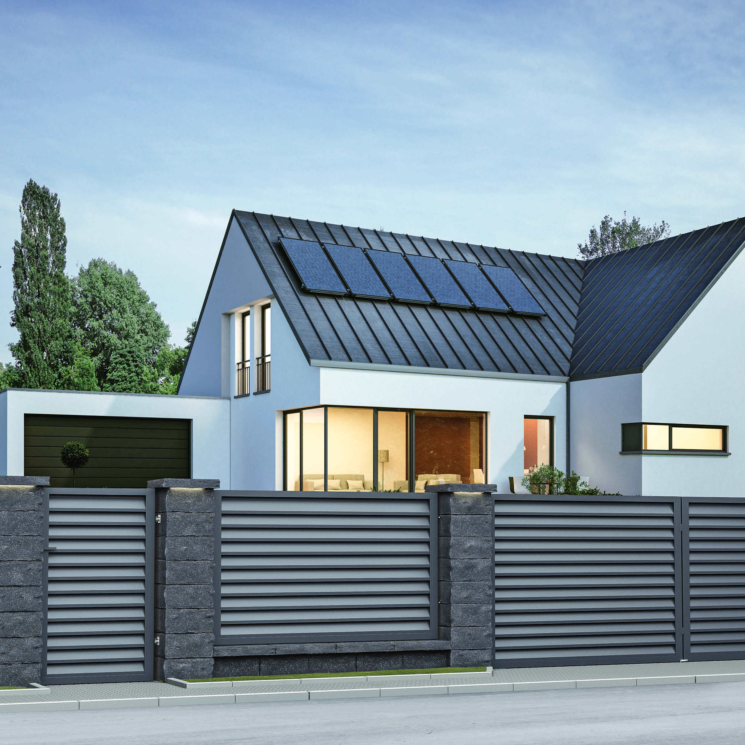 Przęsło ogrodzeniowe Kreta 2x0.9 m Polbram - 3