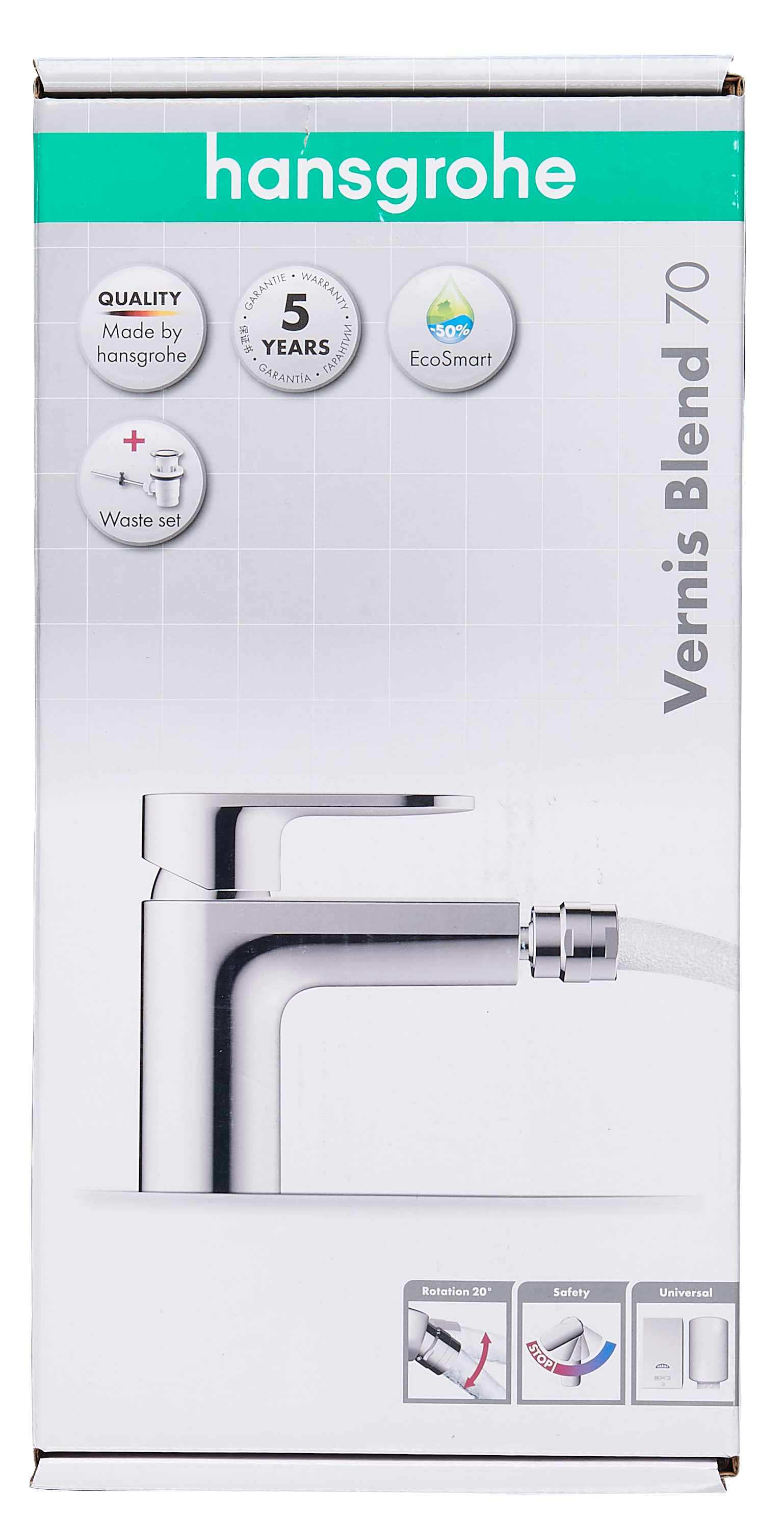Bateria bidetowa chrom Blend Hansgrohe - 3