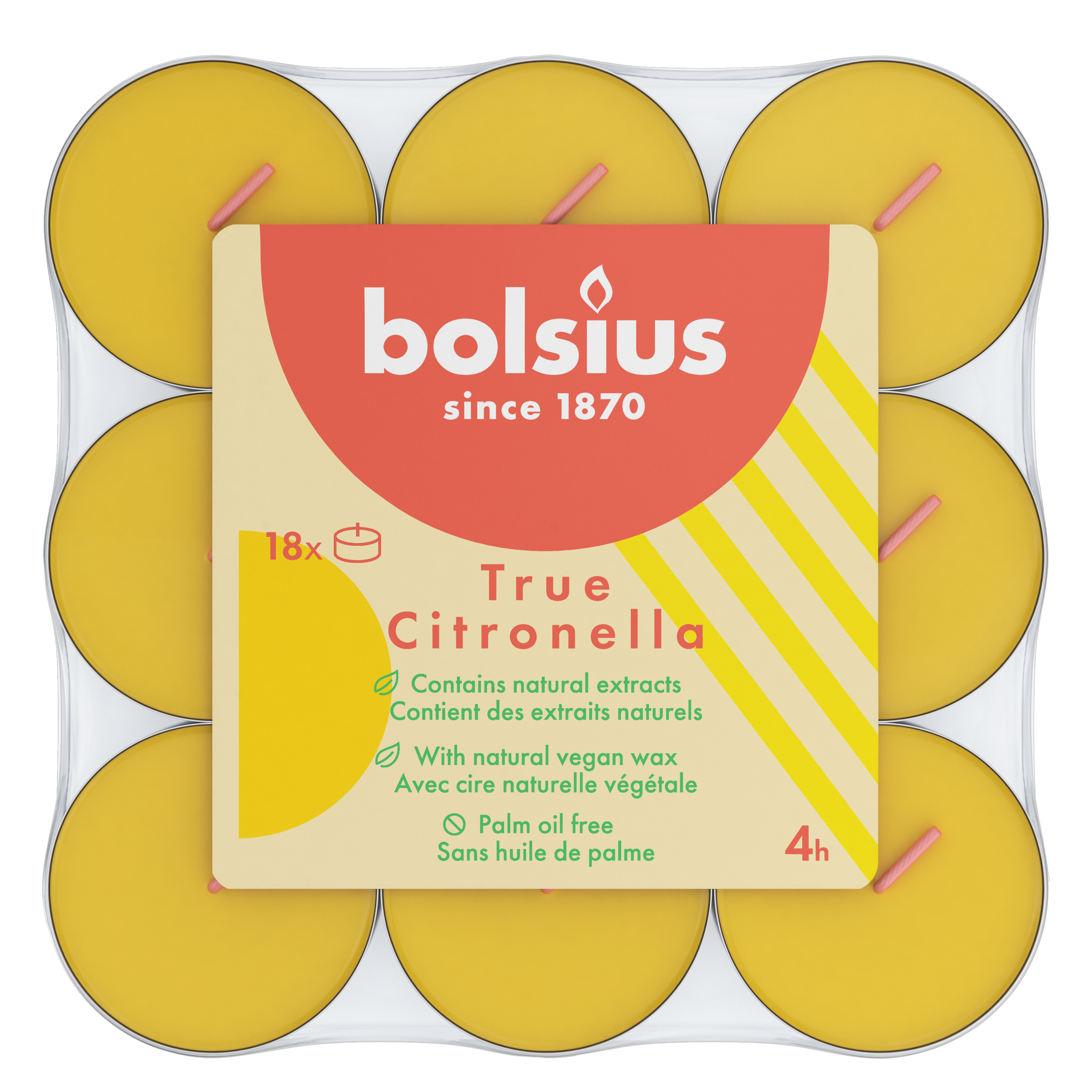 Podgrzewacz zapachowy True Citronella 18 szt. Bolsius