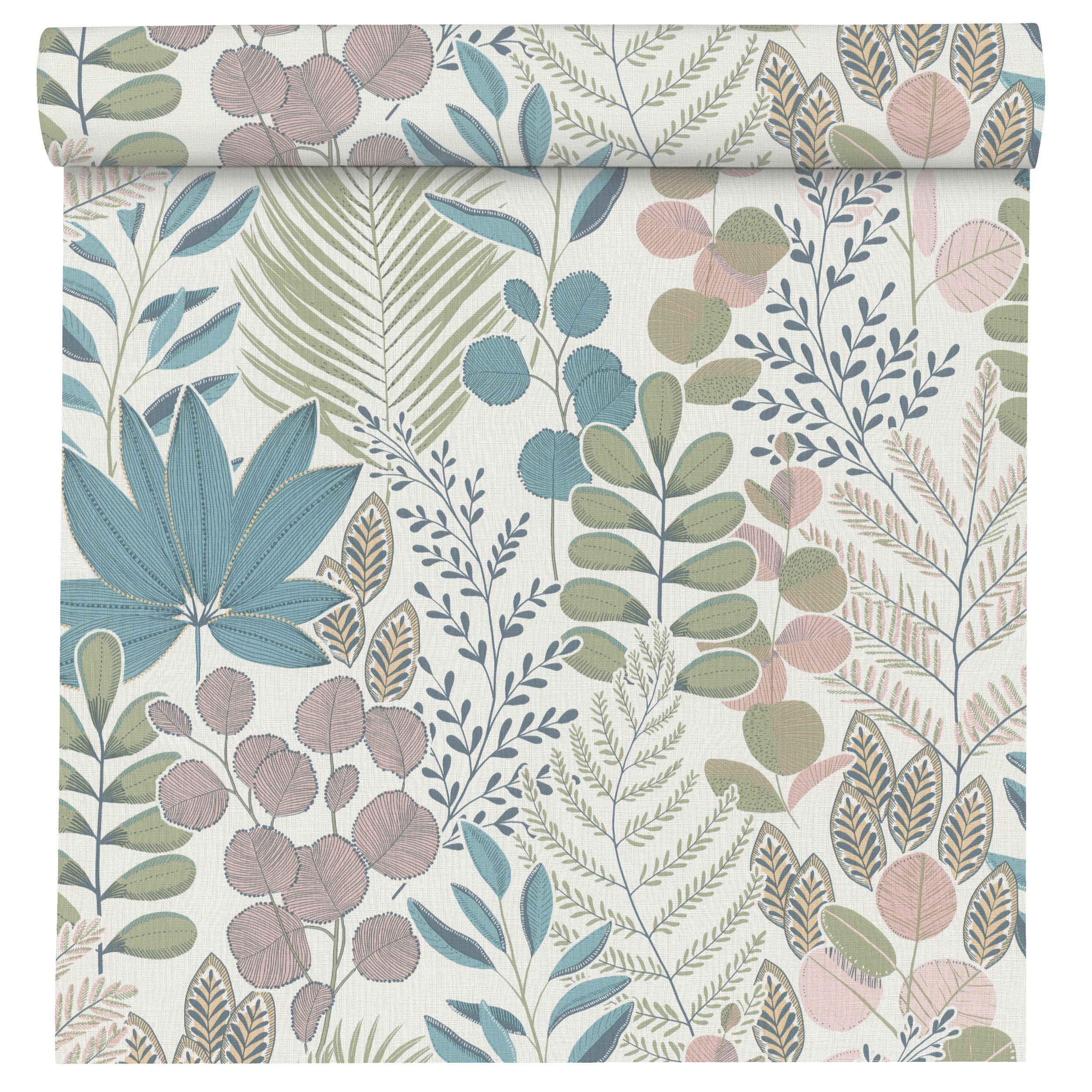 Carta da parati Pop rosa e verde, 53 cm x 10.05 m - 5