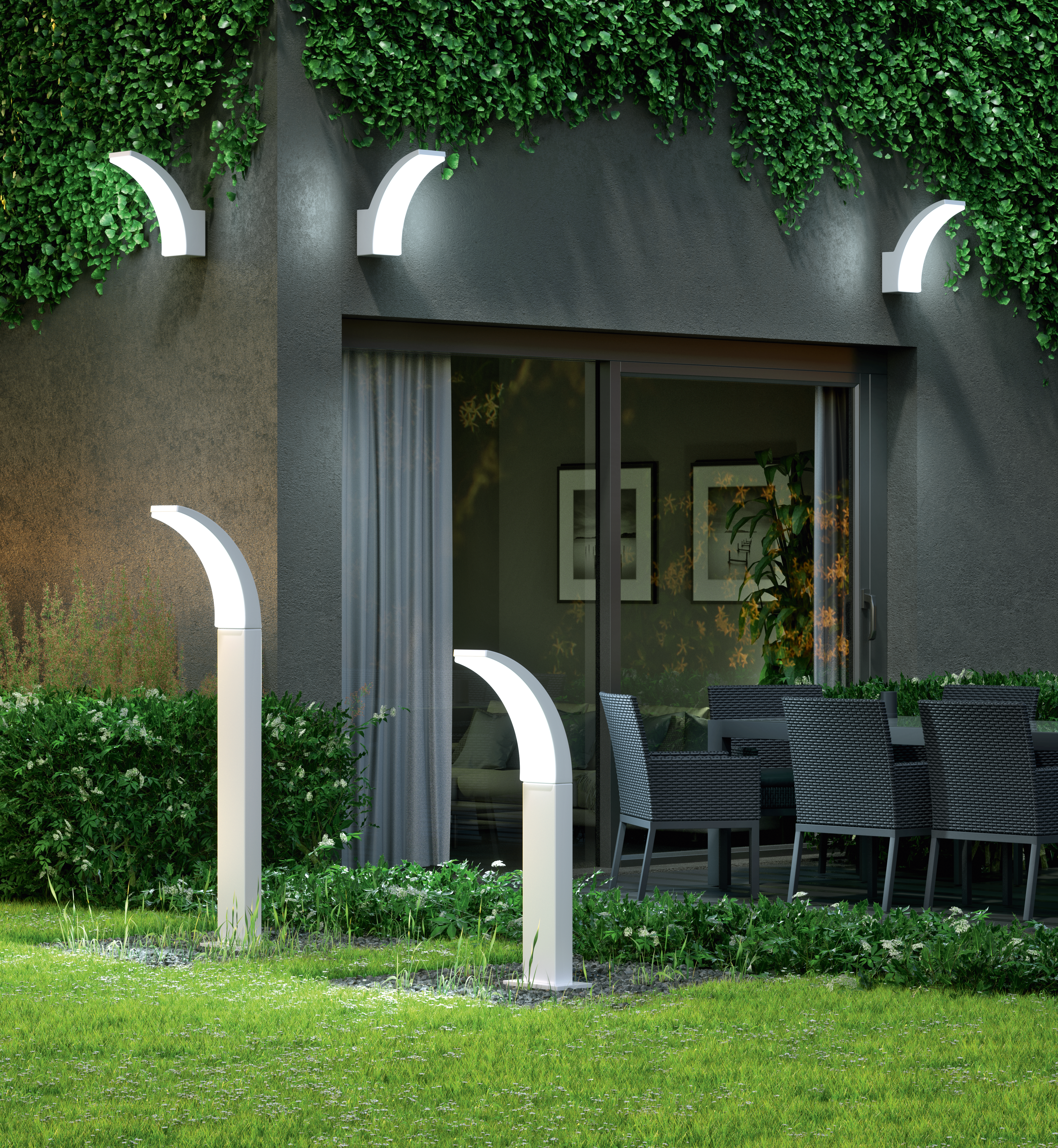 Kinkiet zewnętrzny New Lakko 1500 lm IP44 LED Inspire - 6