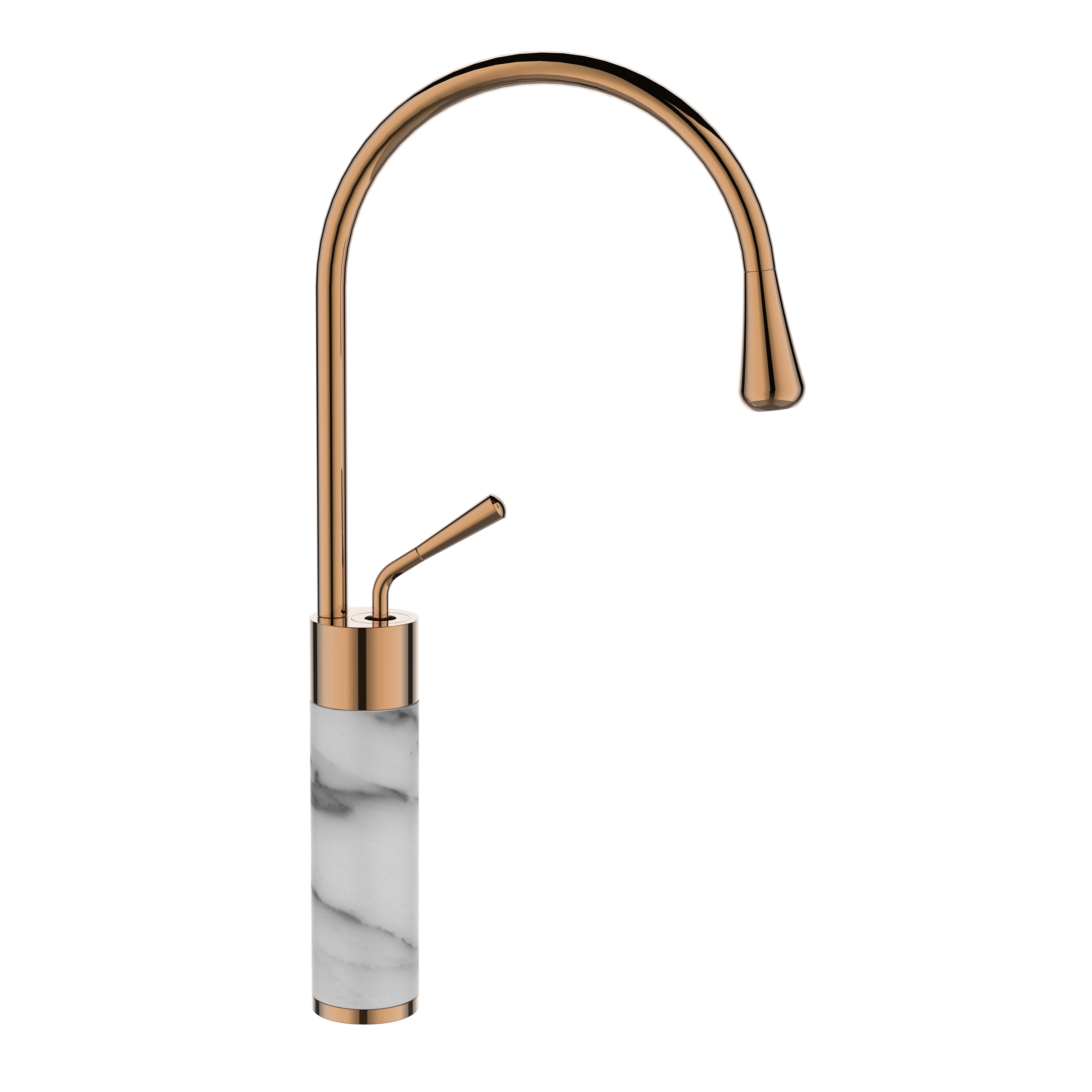 Bateria umywalkowa miedź Stone Invena