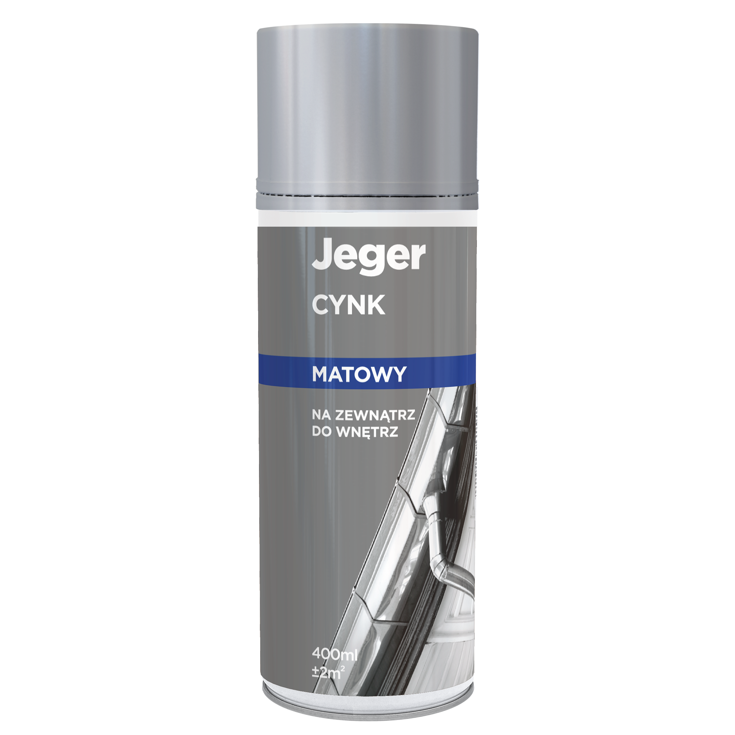 Spray kolor srebrny 0.4 l matowy Jeger