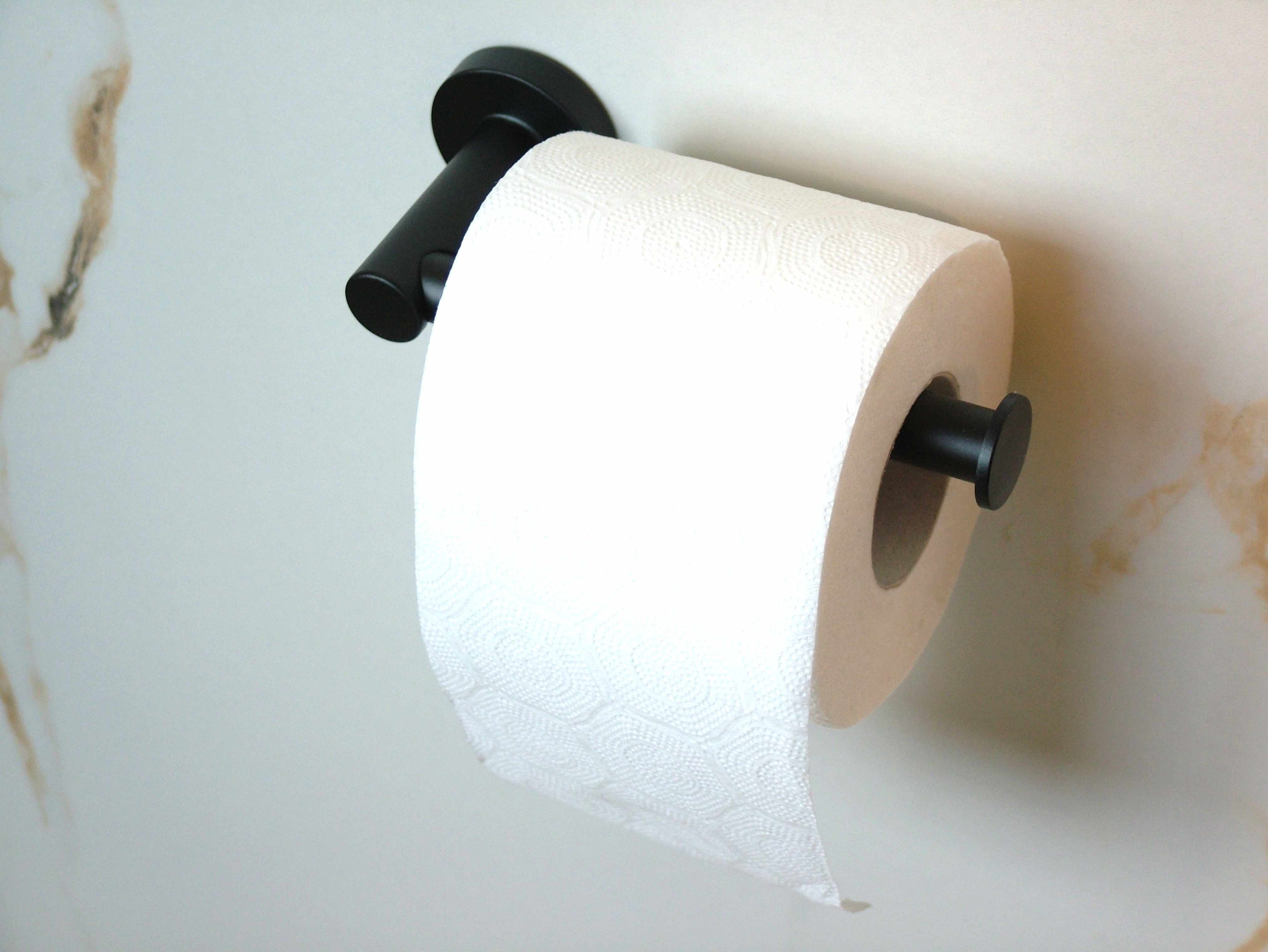 Uchwyt ścienny na papier toaletowy Carbon Ba-De - 4