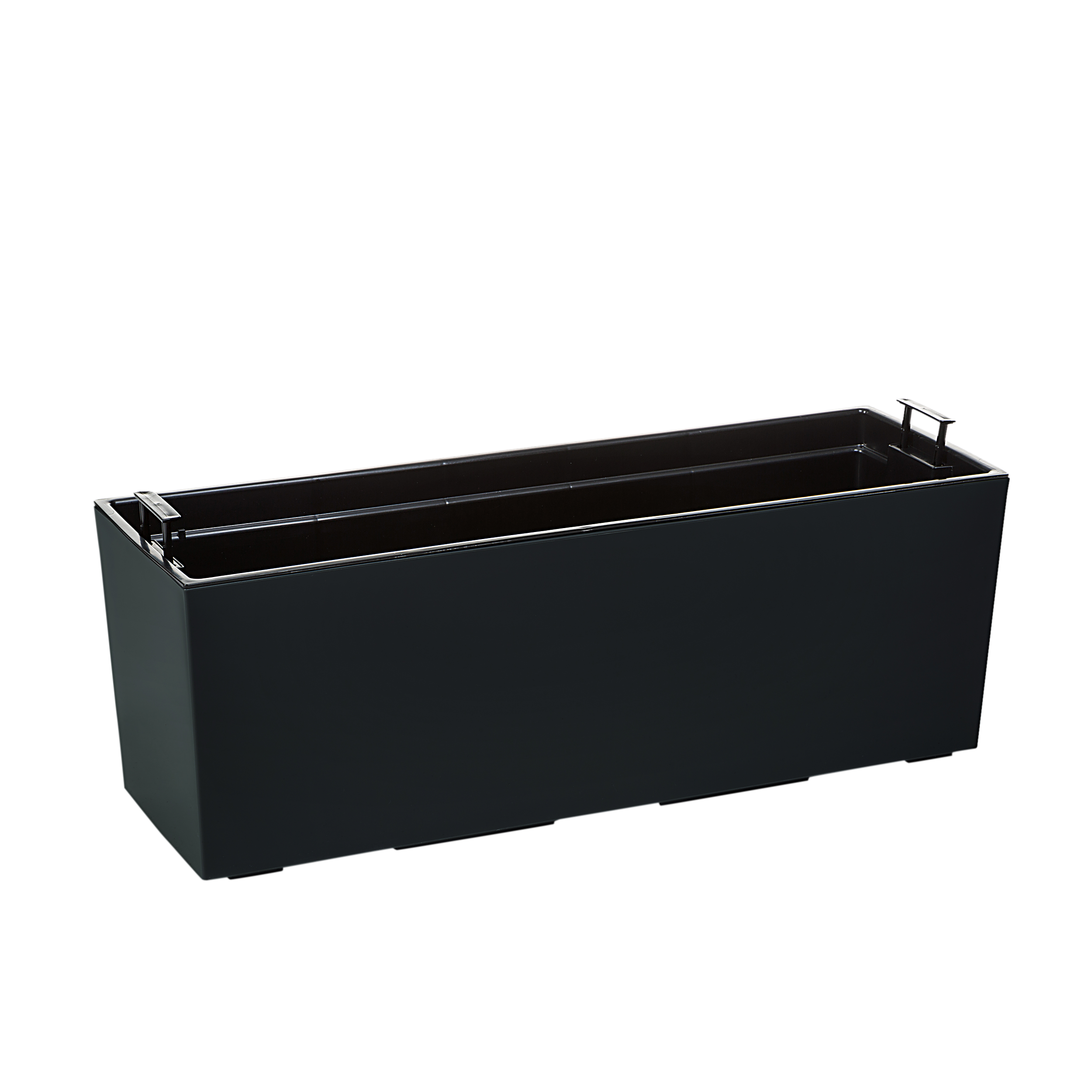 Skrzynka balkonowa Begonia 56.1x18.8 cm czarna Lamela