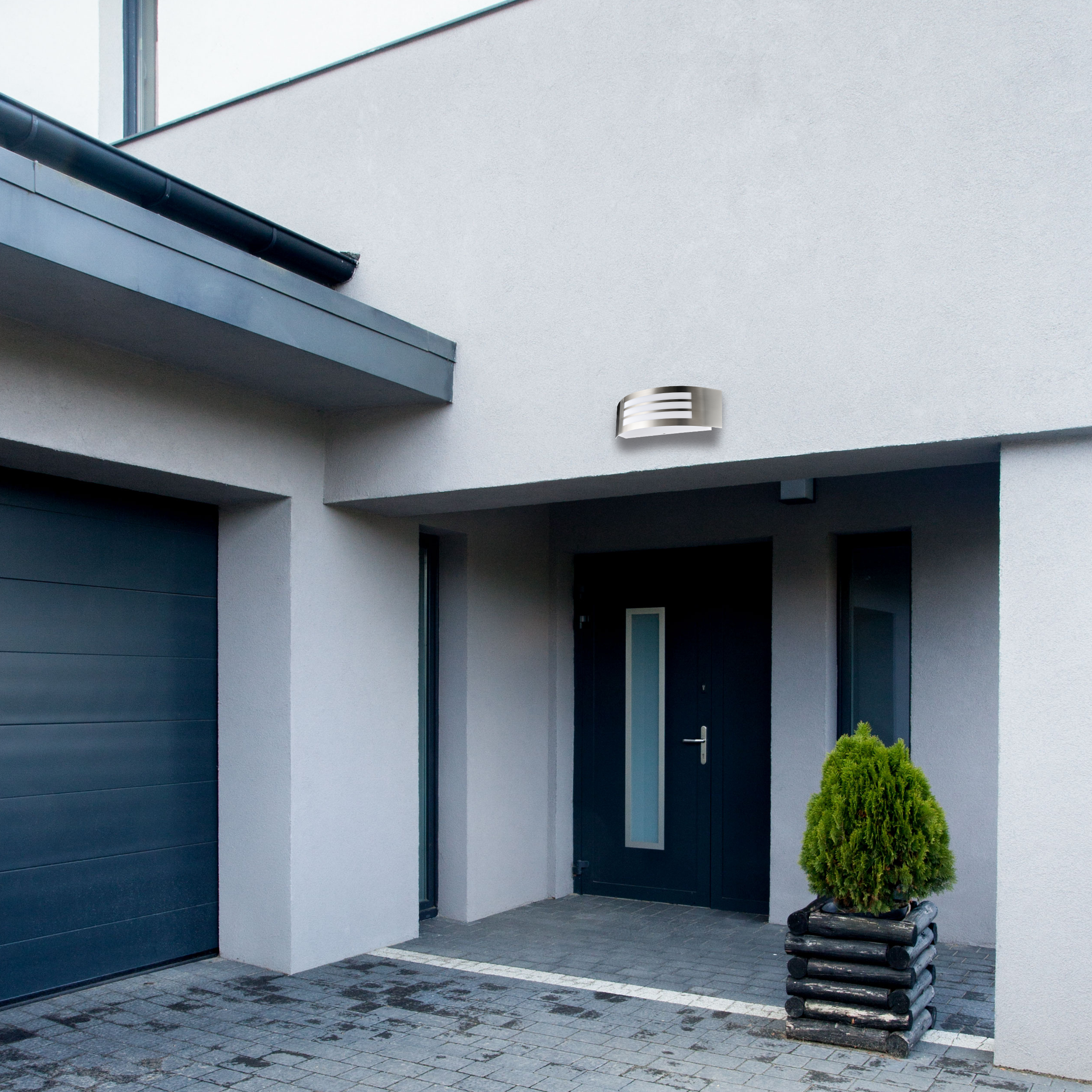 Kinkiet zewnętrzny Sitom chrom IP44 E27 Sanico - 2