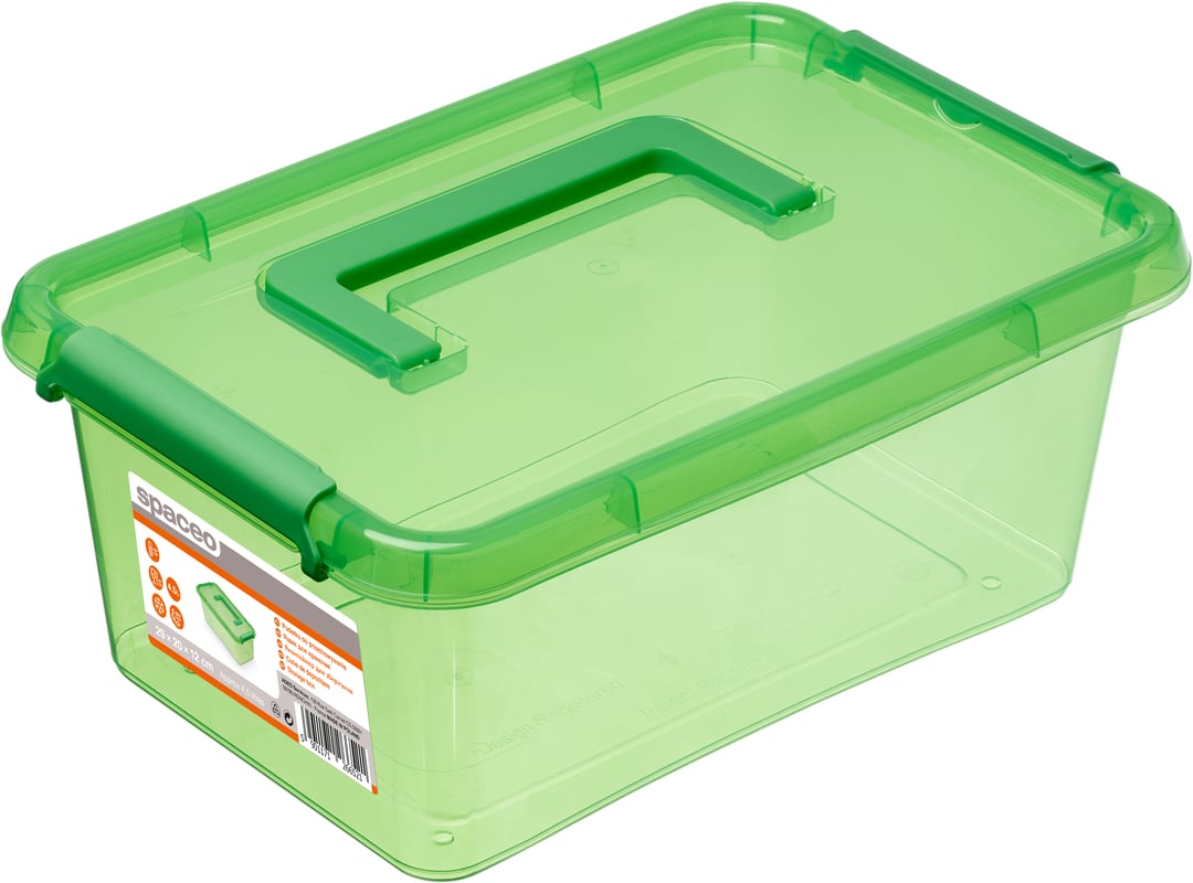 Pojemnik z pokrywą 4.5 l 20 x 12 x 29 cm Spaceo