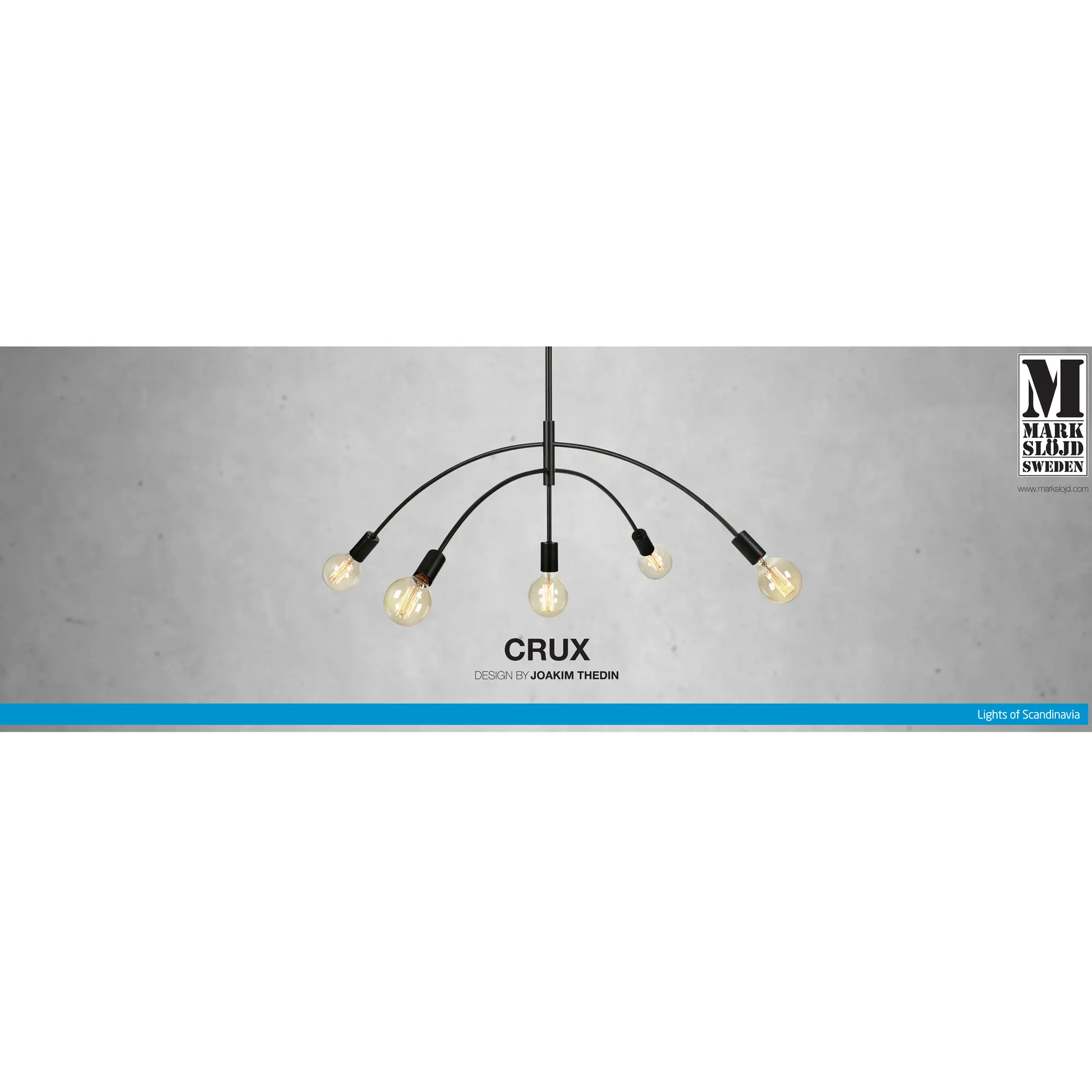 Lampa wisząca Crux czarna E27 Markslojd - 4