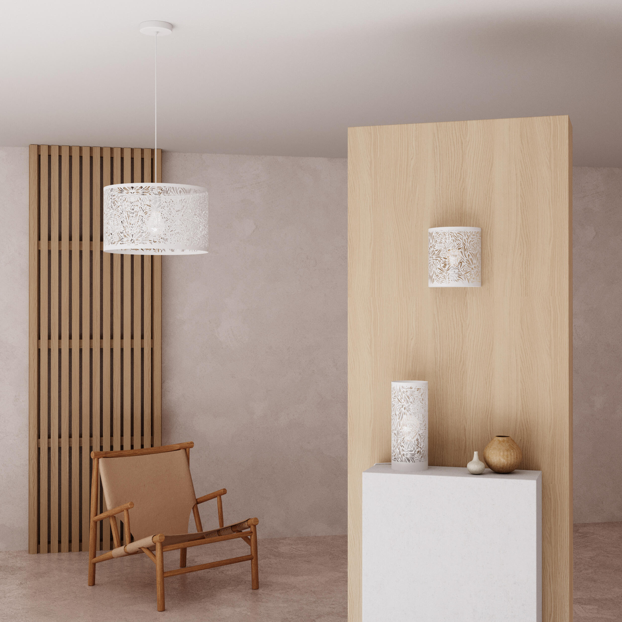 Lampa stołowa Frella biała E27 Inspire - 15